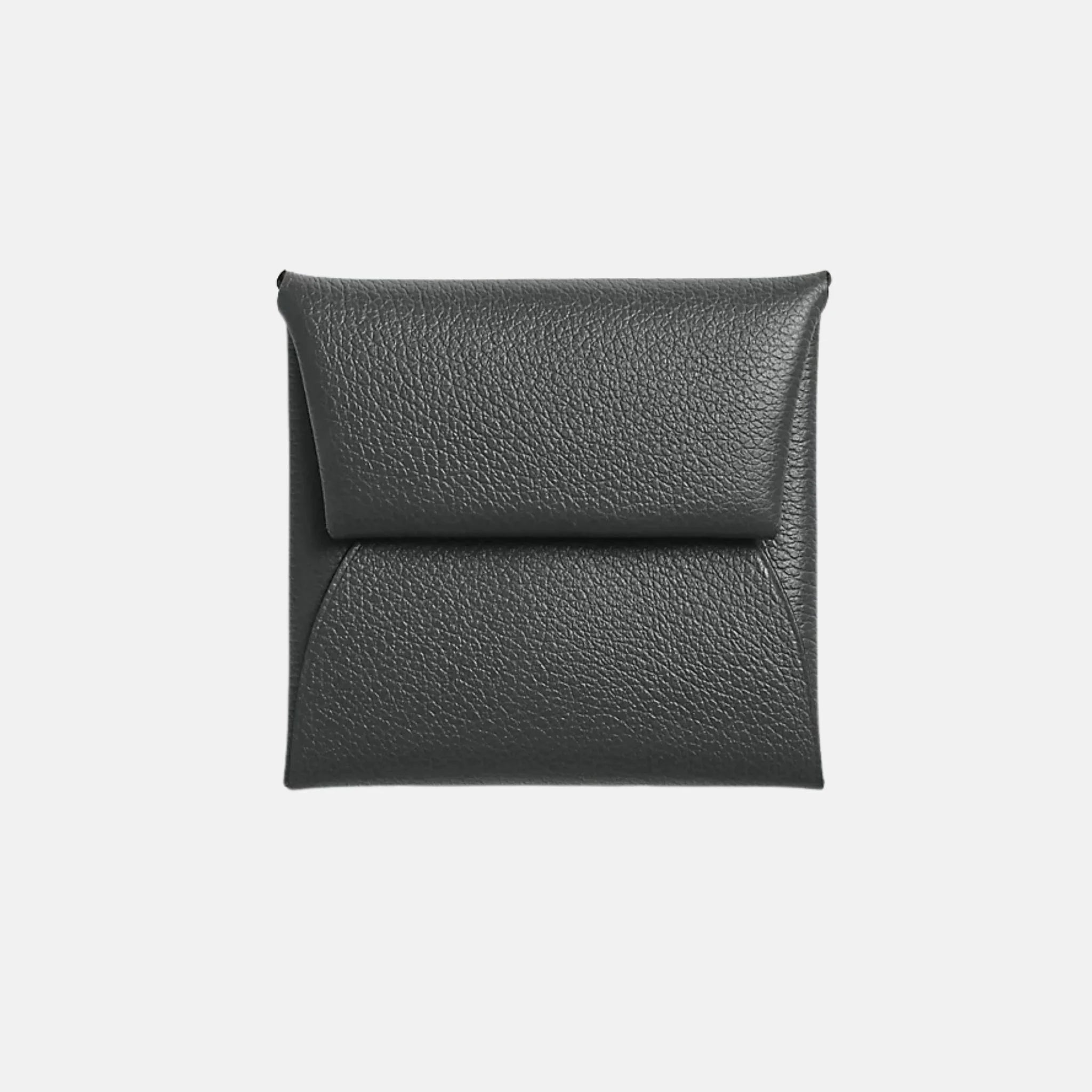 Hermes Bastia Purse Evercolor Calfskin, Front, Gris Misty 