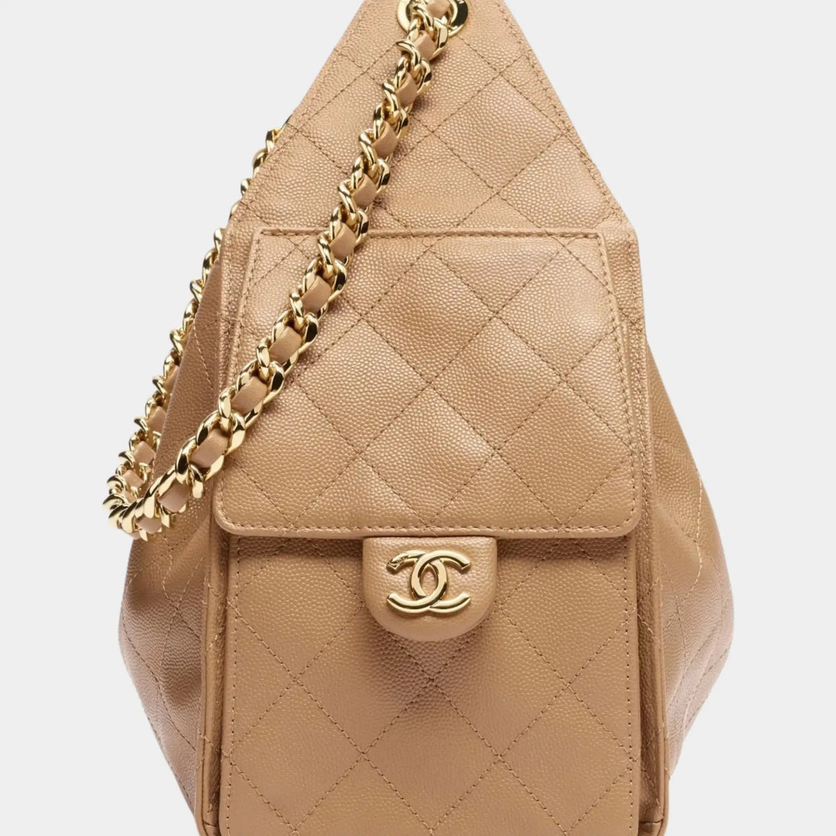 Chanel 25 Small Handbag Calfskin &amp; Gold-Tone Metal