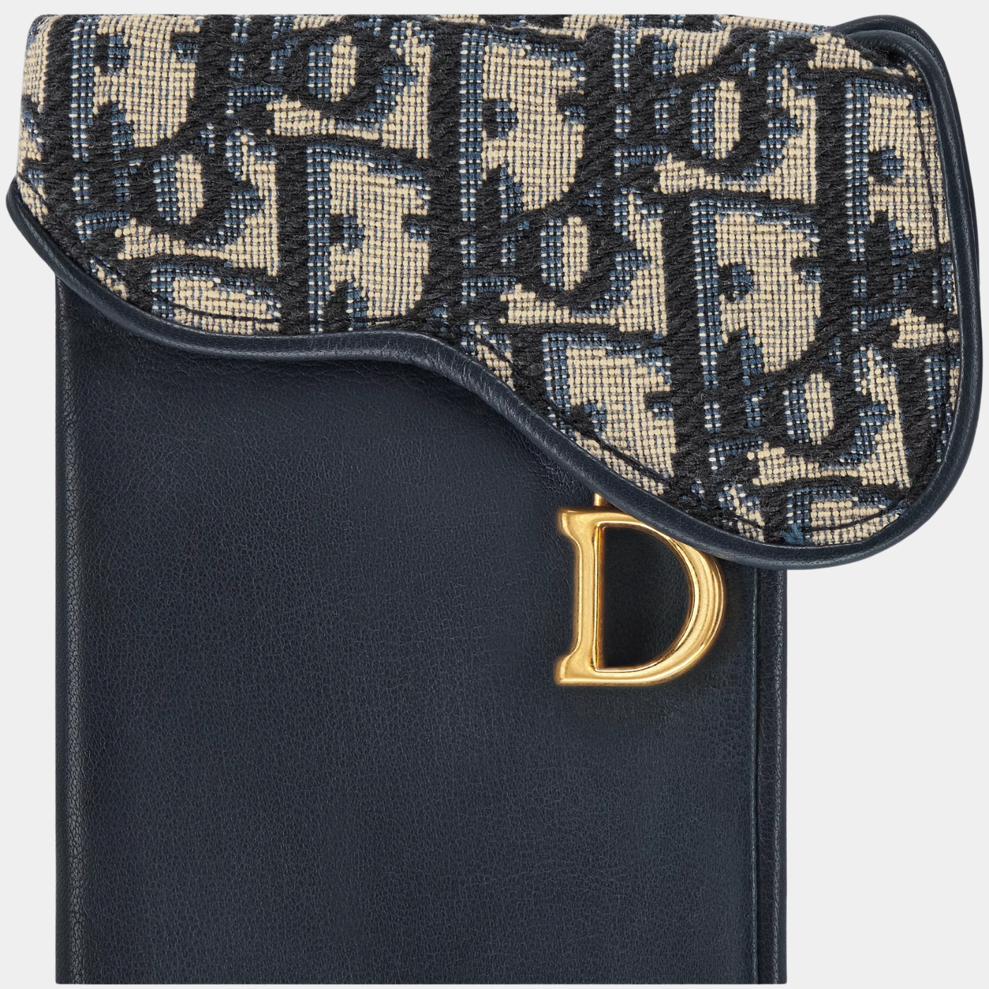 Dior - Saddle Gloves Navy Blue