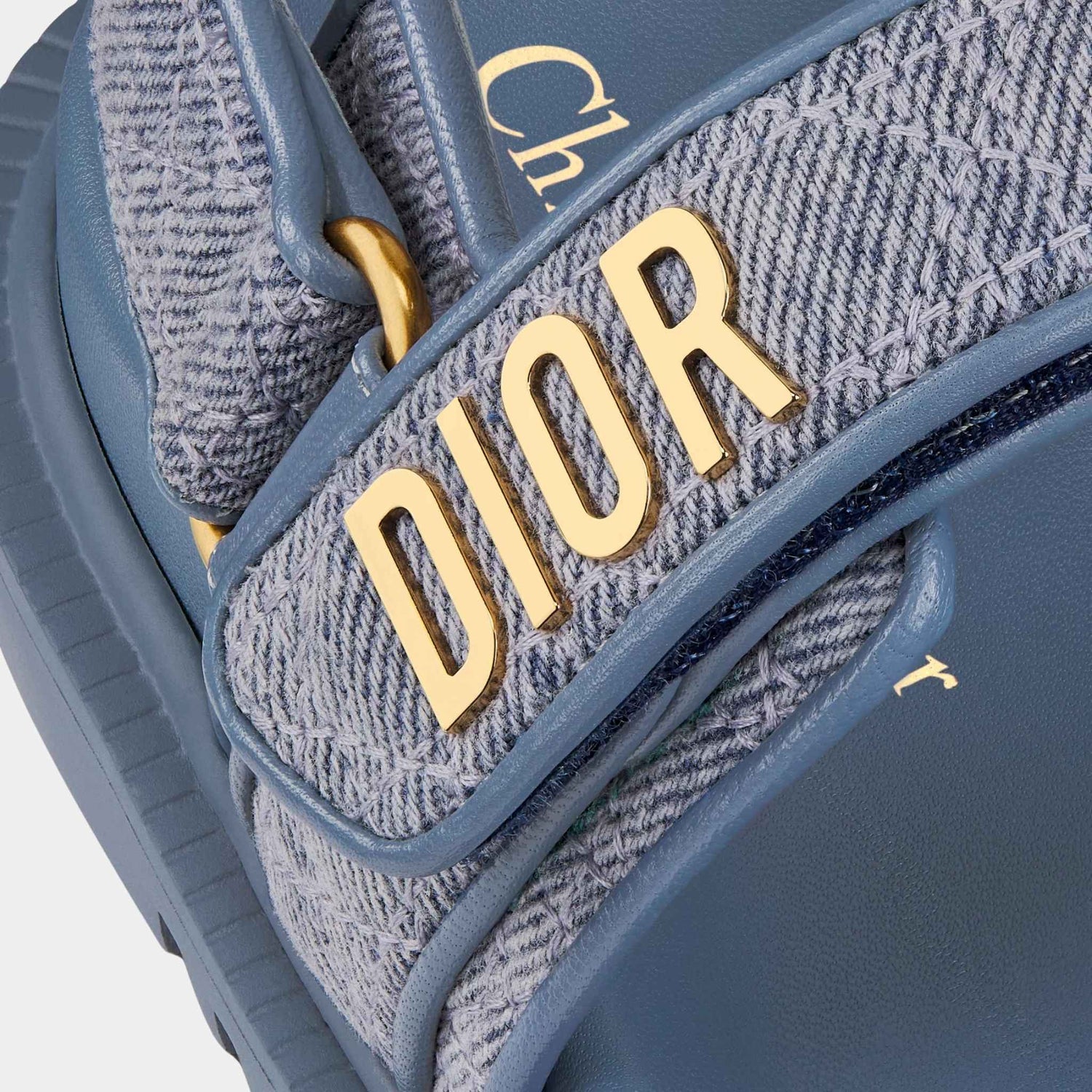 Dior Dioract Sandal Blue Cannage Denim