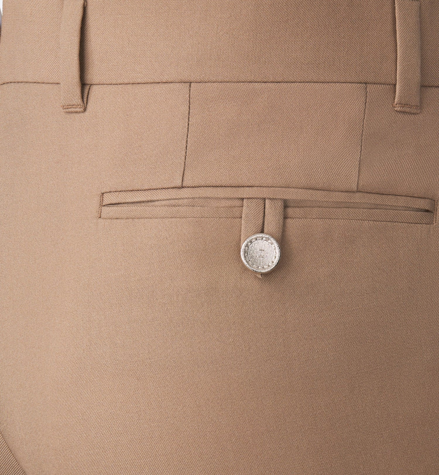 Icons Pants Beige Cashmere And Silk Twill