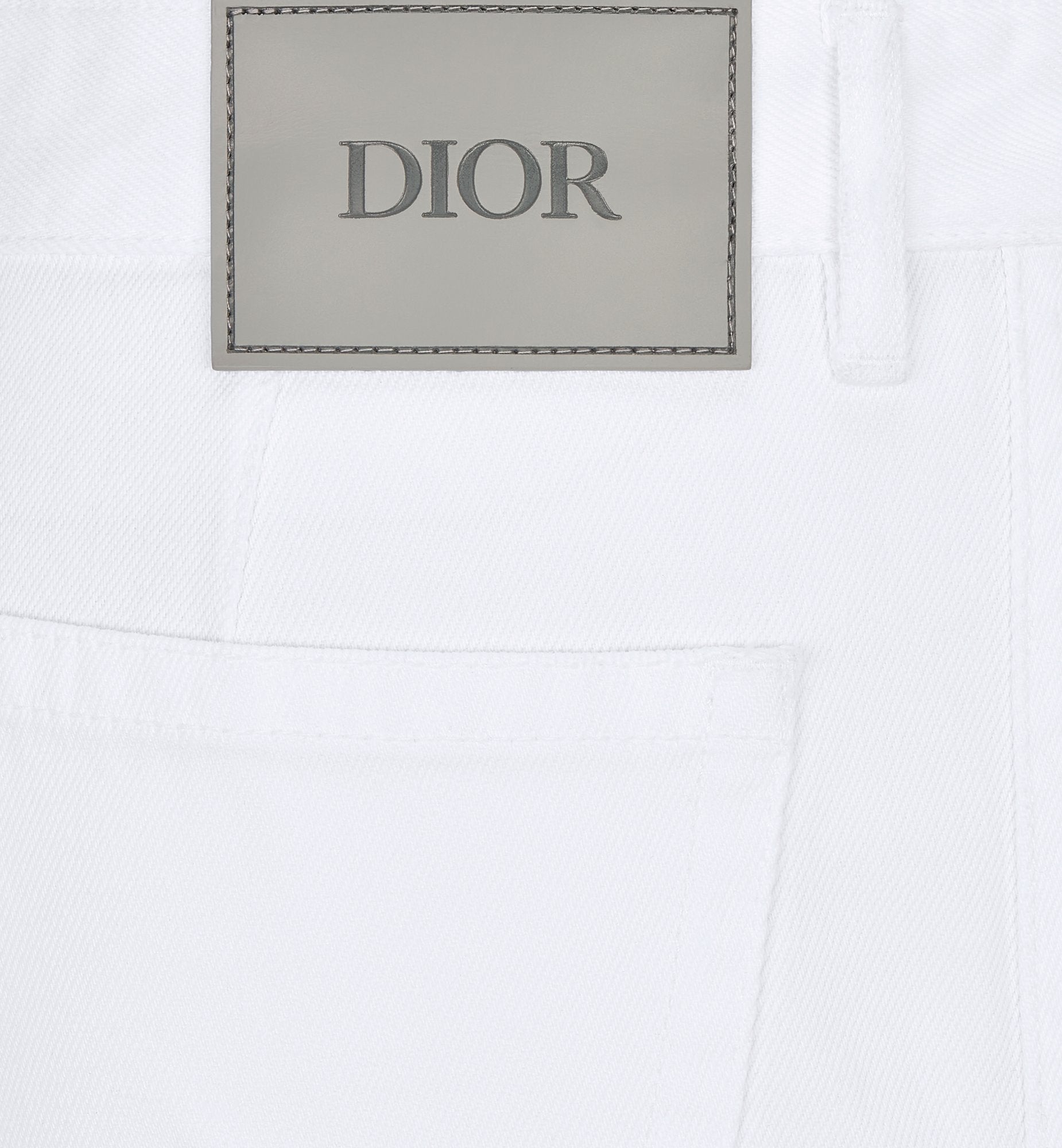 Carpenter Jeans White Cotton Twill