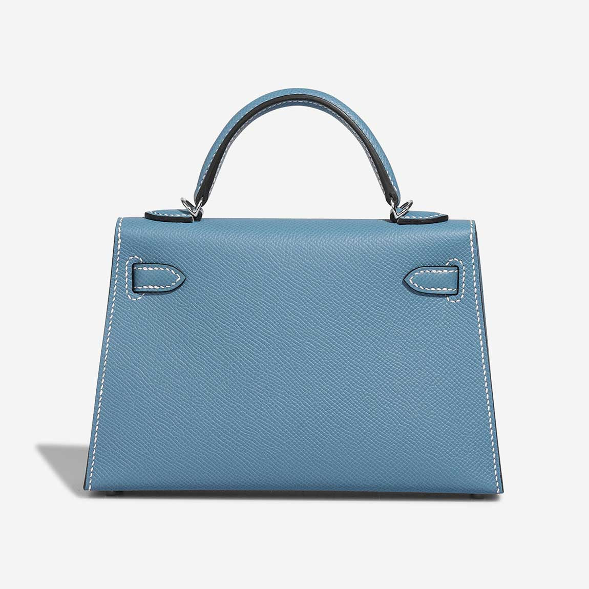 Kelly Mini Epsom Bleu Jean