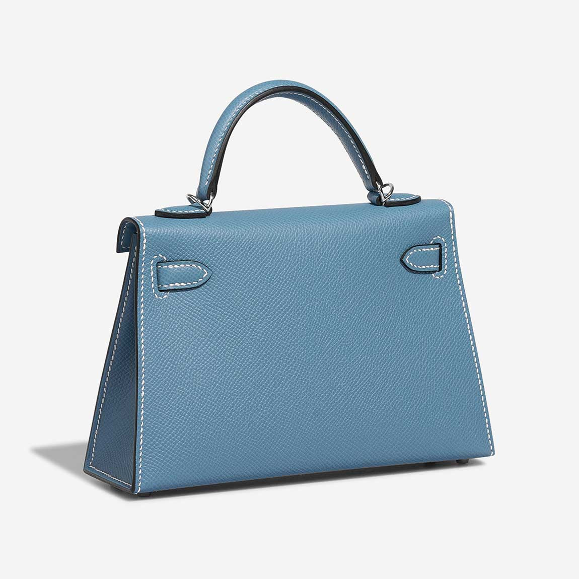 Kelly Mini Epsom Bleu Jean