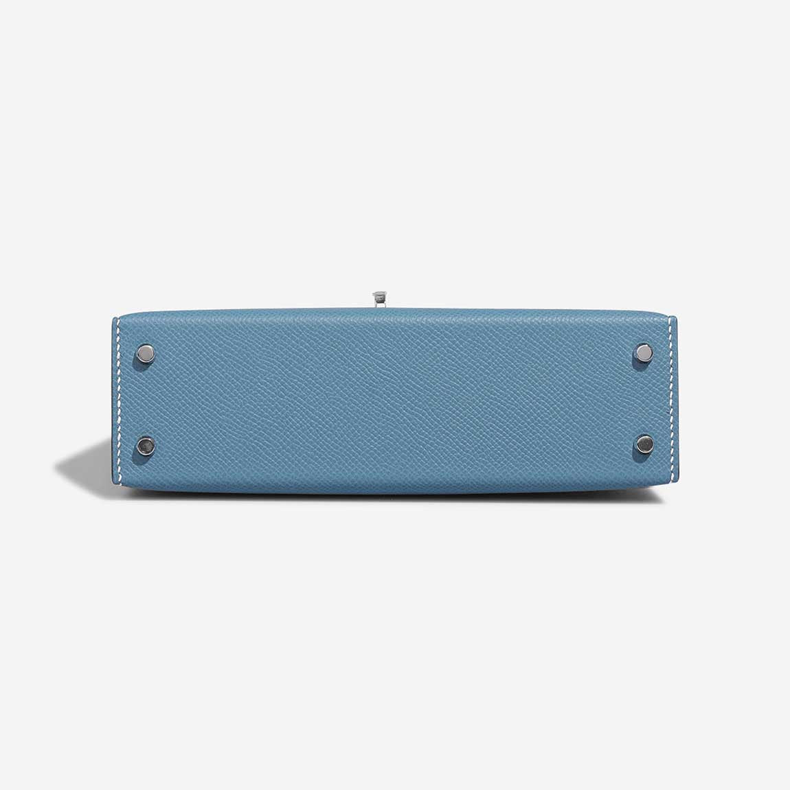 Kelly Mini Epsom Bleu Jean