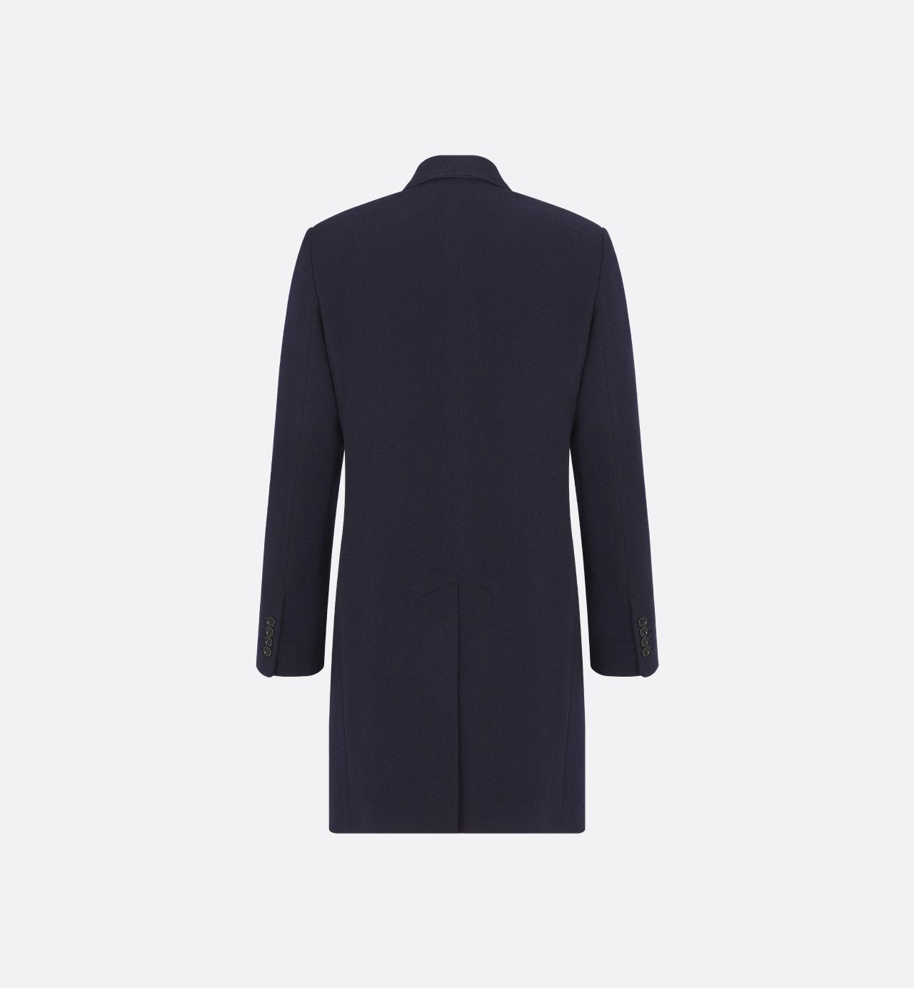 Classic Coat Navy Blue Cashmere