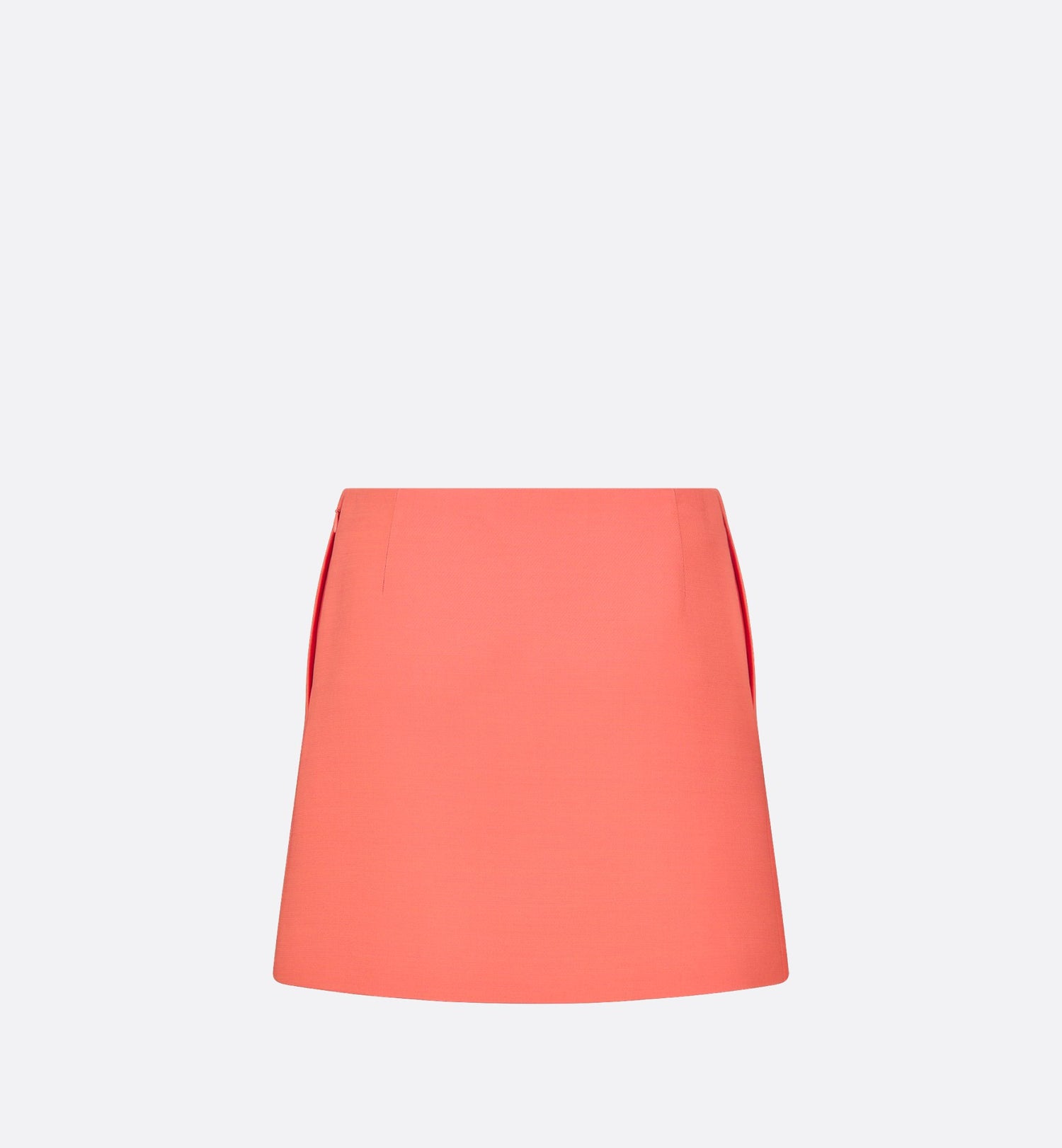 Dioriviera Miniskirt Coral Wool And Silk