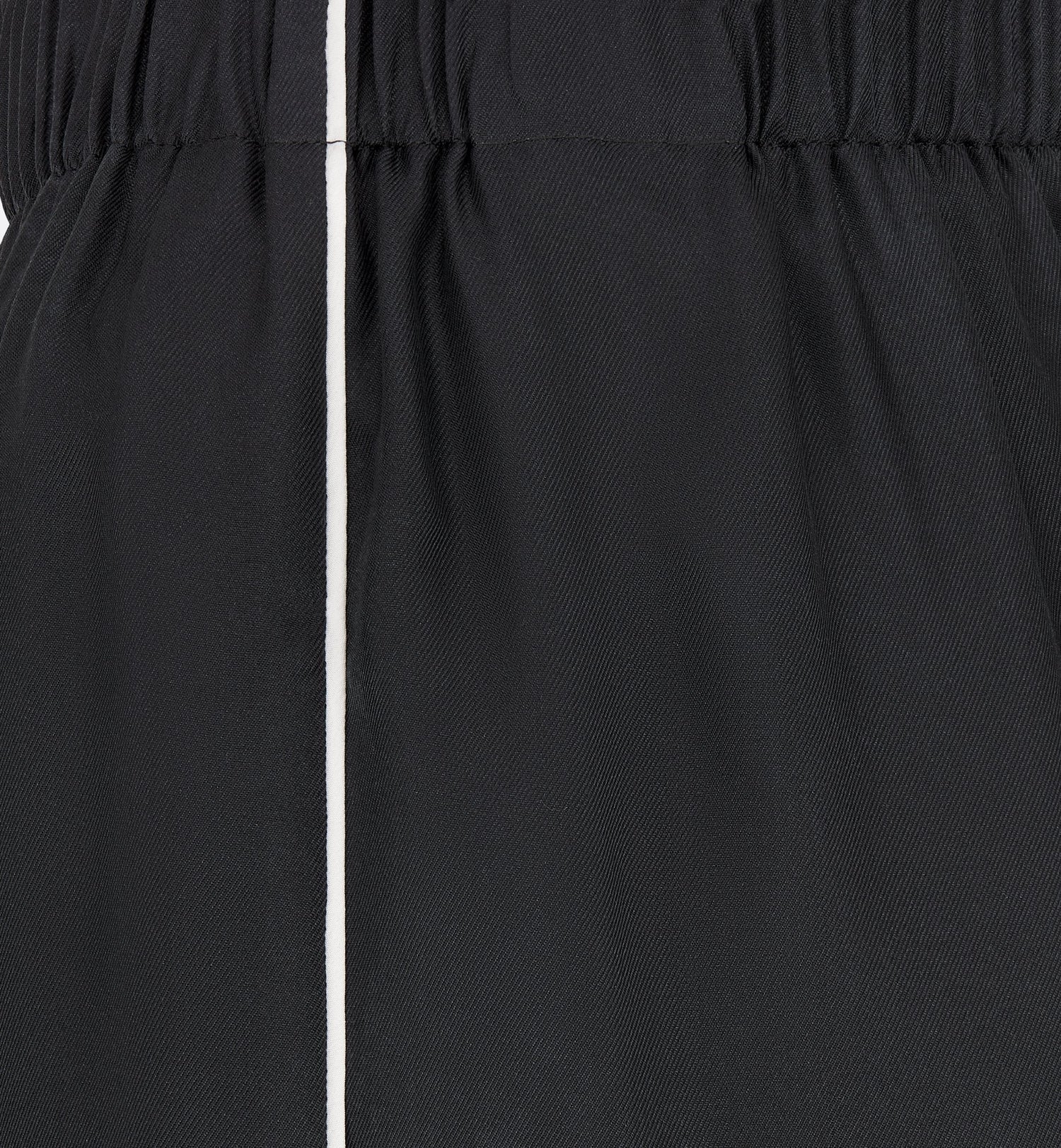 Pants Black Silk Twill