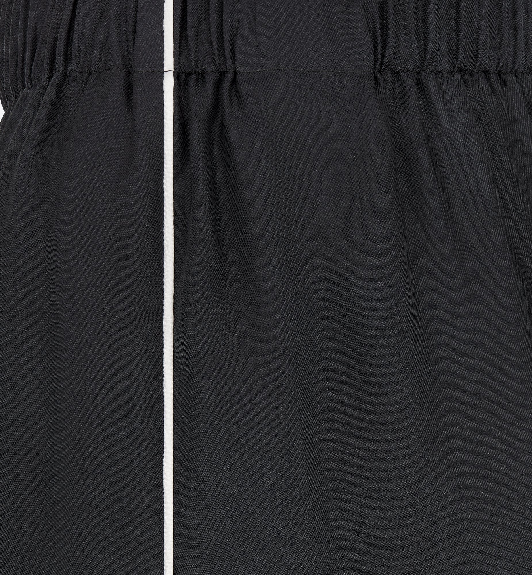 Pants Black Silk Twill