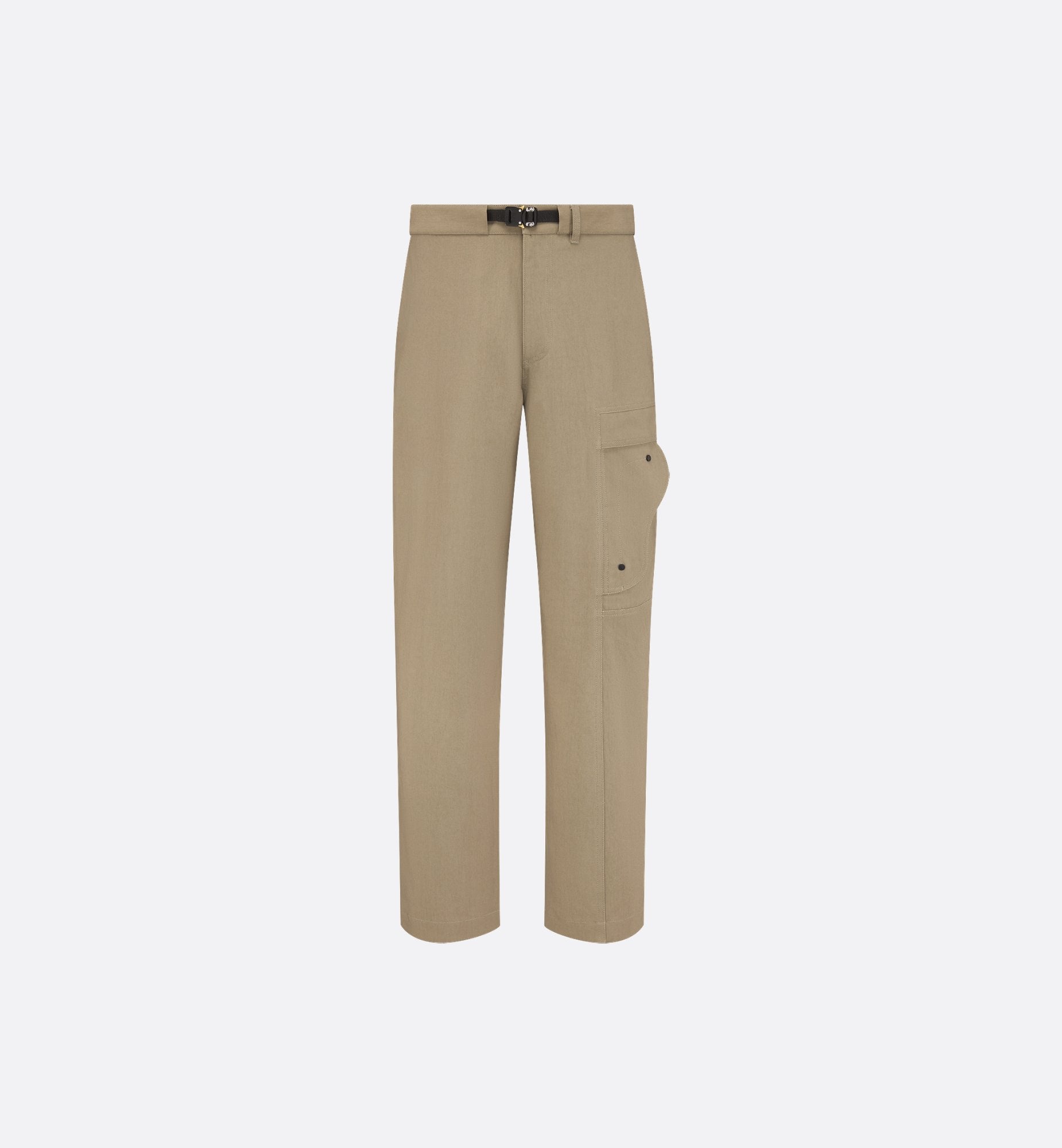 Cargo Pants Beige Blended Cotton