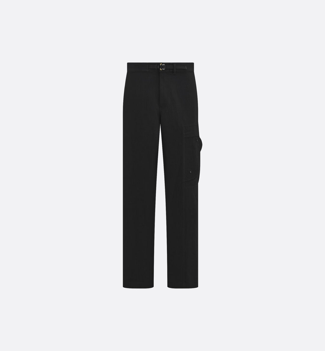 Cargo Pants Black Blended Cotton