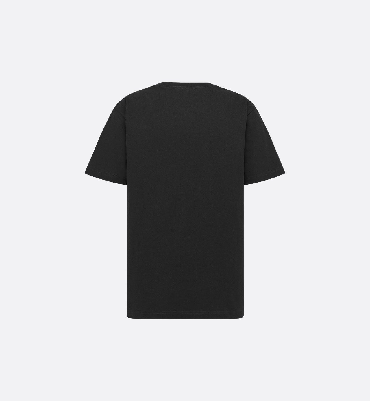 Couture T-Shirt Relaxed Fit Black Cotton Jersey