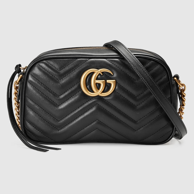 GG Marmont Small Matelassé Shoulder Bag