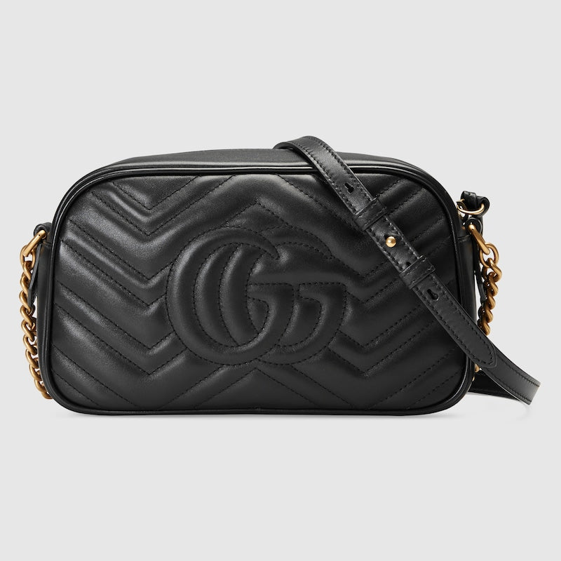 GG MARMONT SMALL MATELASSÉ SHOULDER BAG