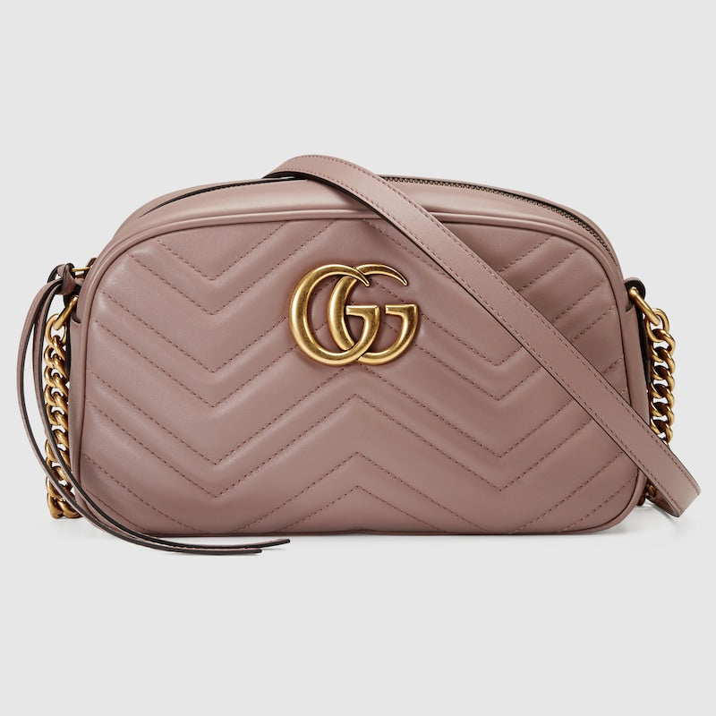 GG Marmont Small Matelassé Shoulder Bag