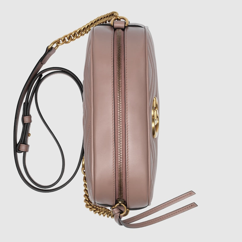 GG Marmont Small Matelassé Shoulder Bag