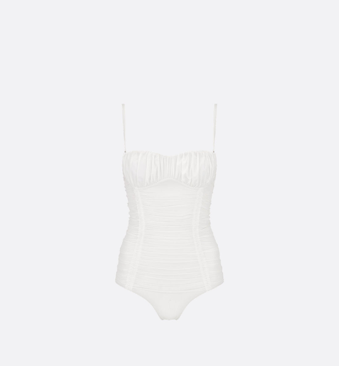 Dioriviera One Piece Swimsuit White Technical Fabric