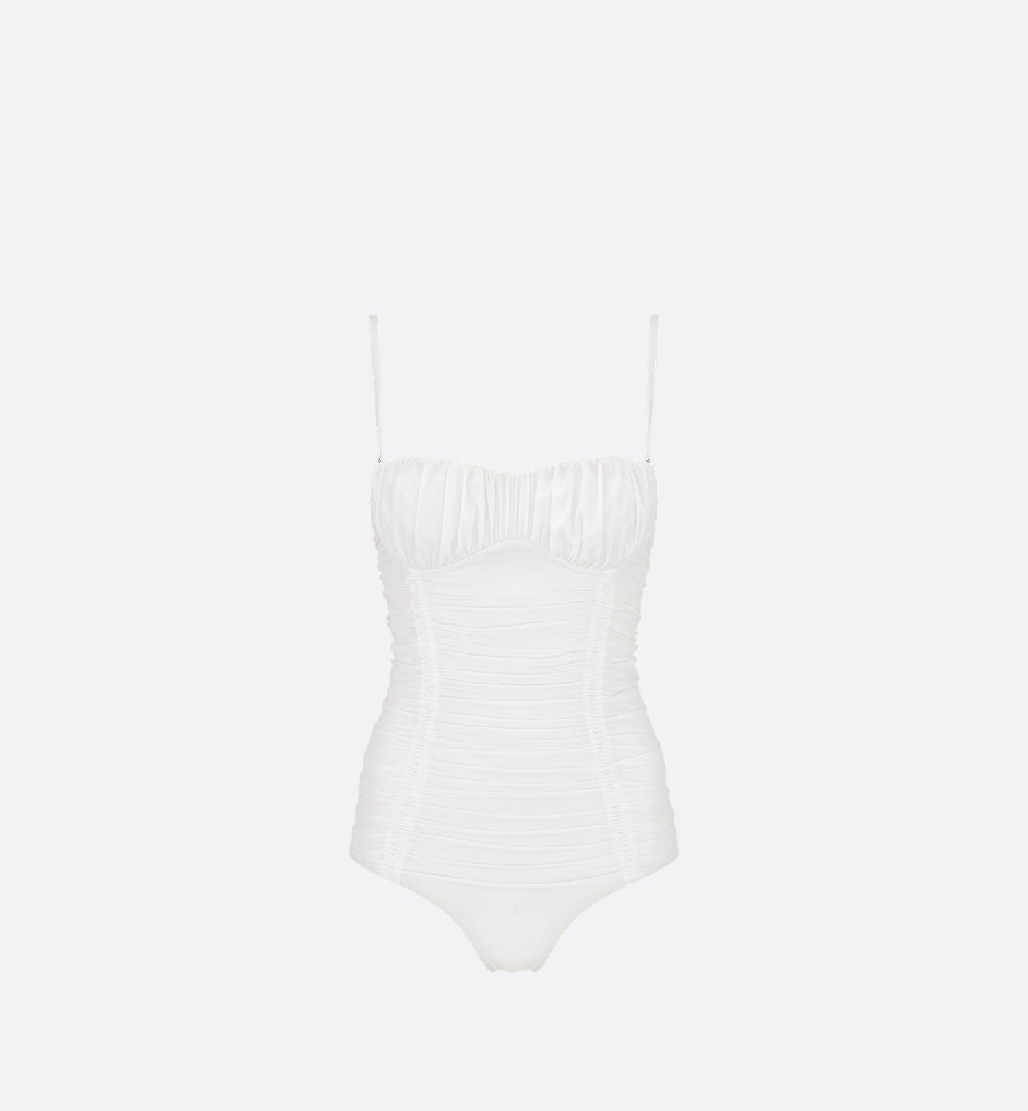 Dioriviera One-Piece Swimsuit White Technical Fabric