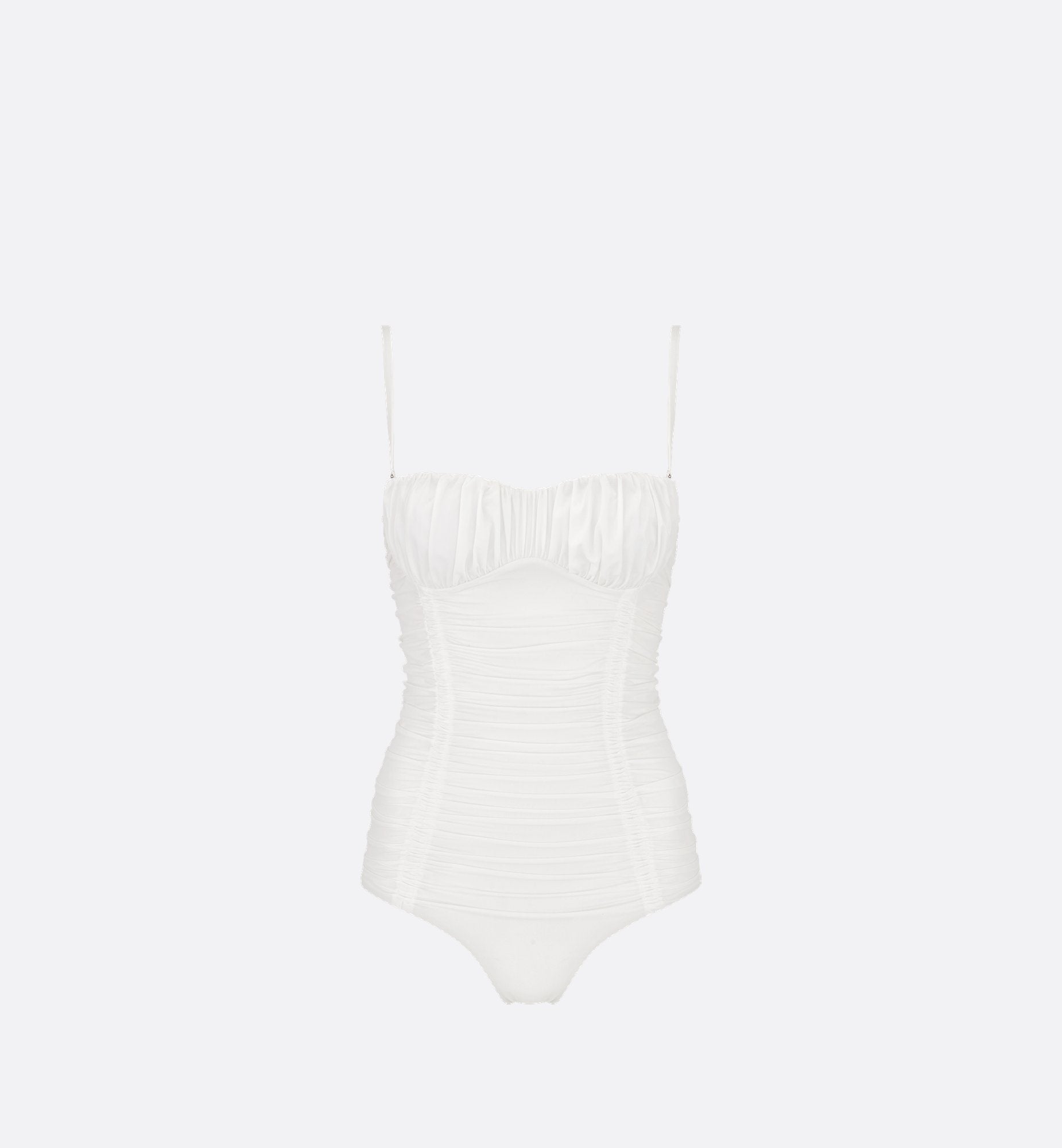 Dioriviera One-Piece Swimsuit White Technical Fabric