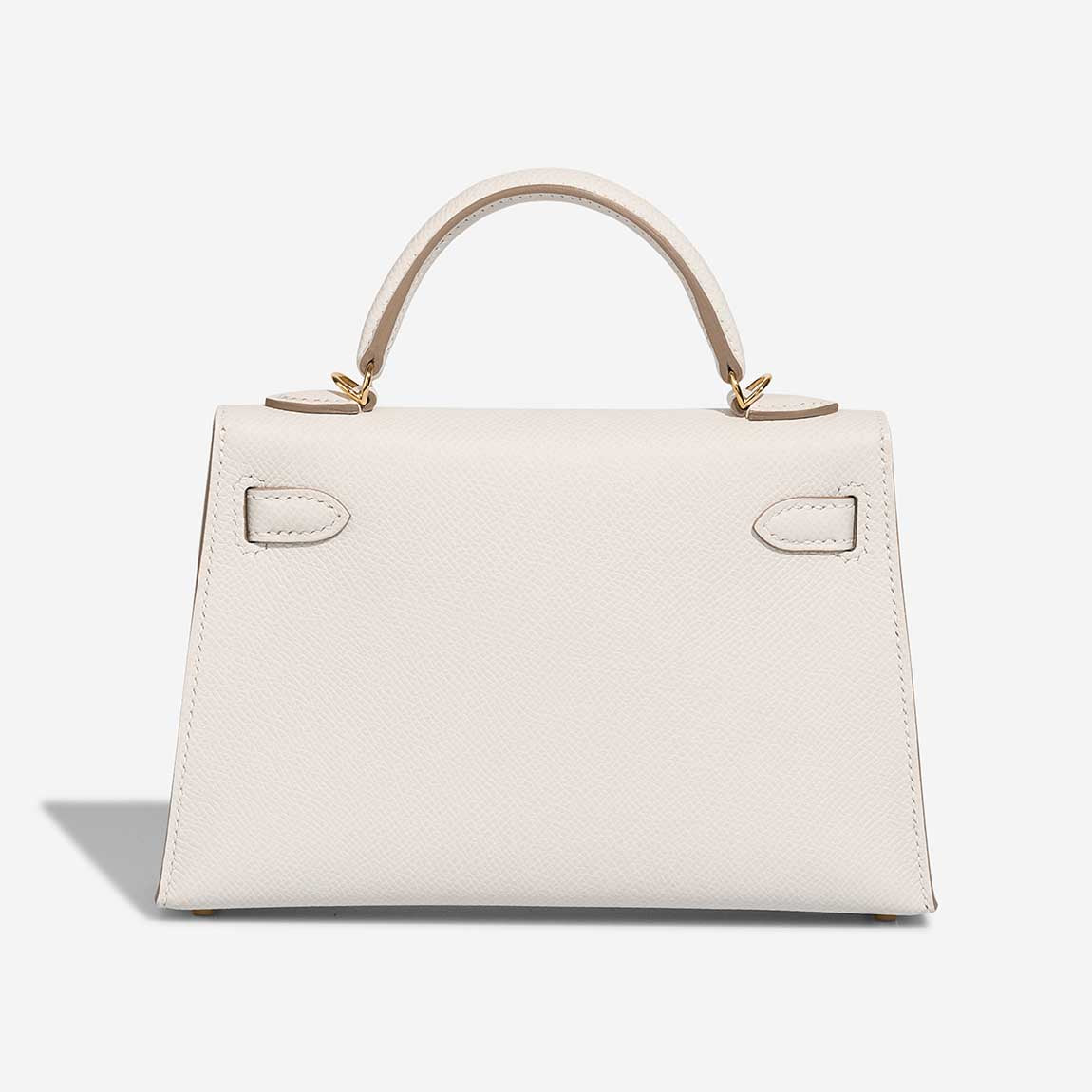Kelly Mini Epsom Gris Pâle