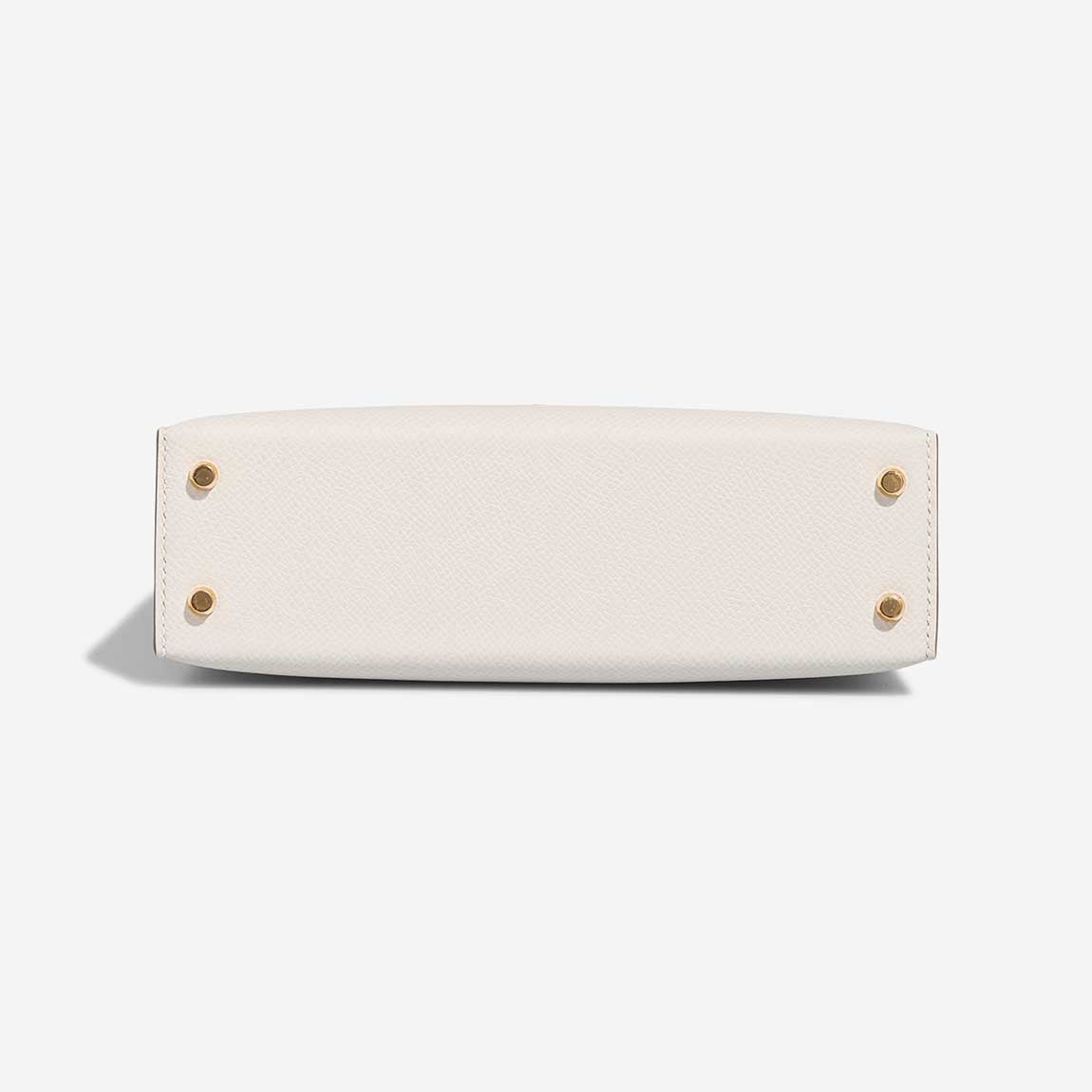 Kelly Mini Epsom Gris Pâle