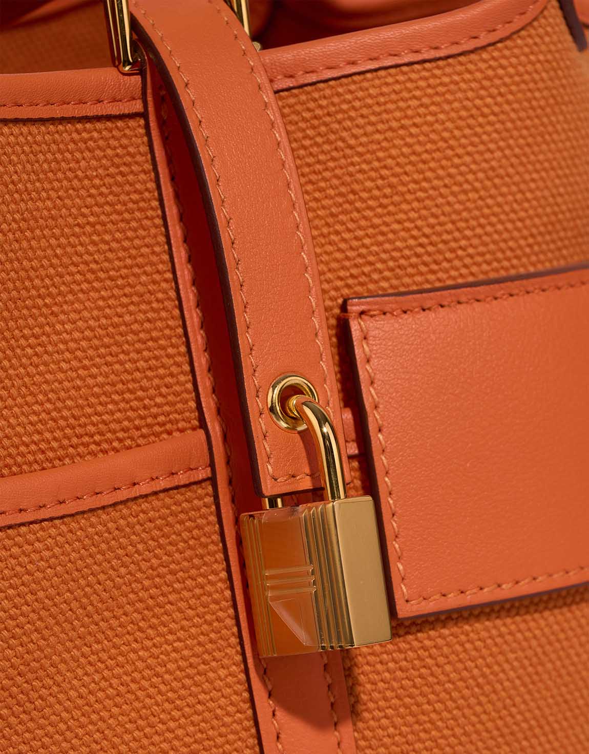 Hermès Picotin Cargo 18 - Toile Goeland / Swift Orange GHD