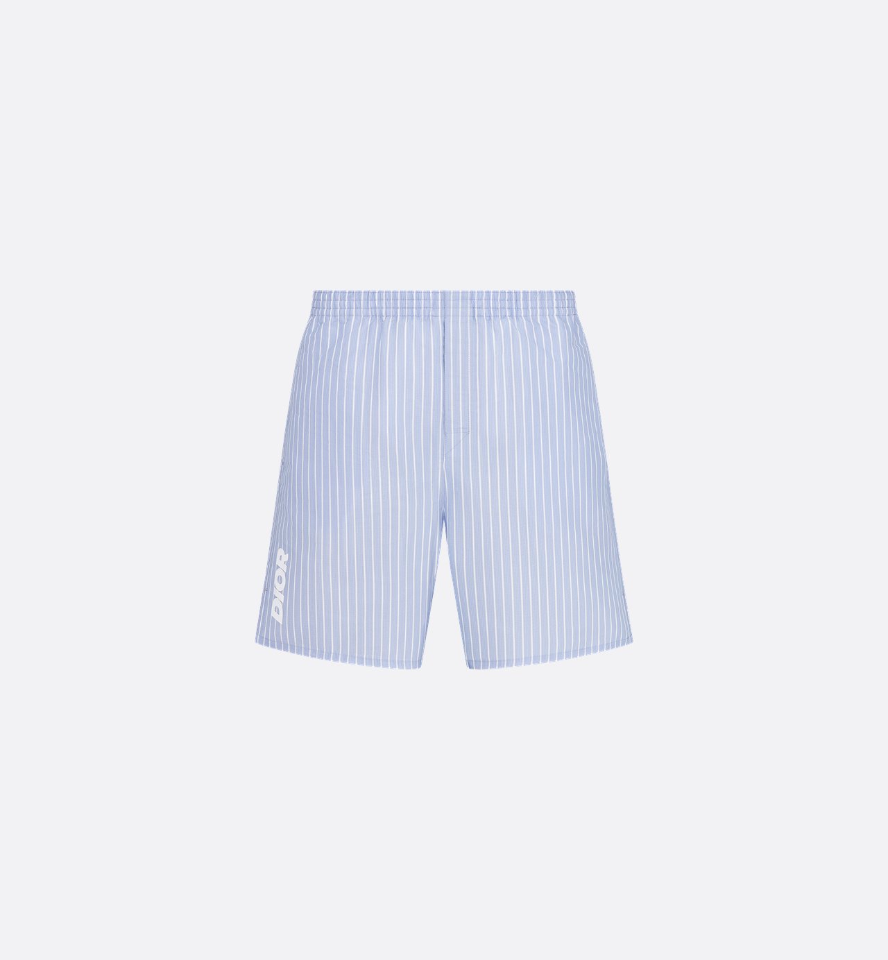 Dior And Parley Swim Shorts Blue And White Striped Parley Ocean Plastic® Technical Fabric