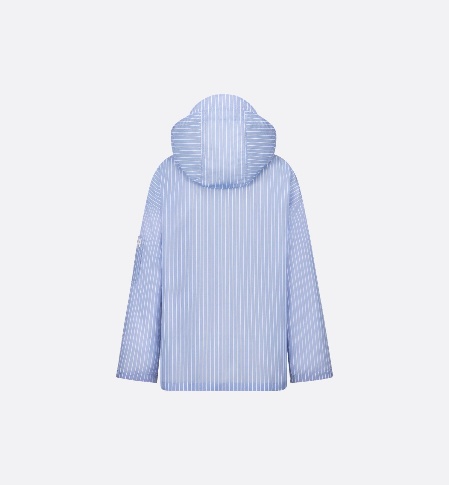 Hooded Shirt Blue Parley Ocean Plastic Technical Taffeta