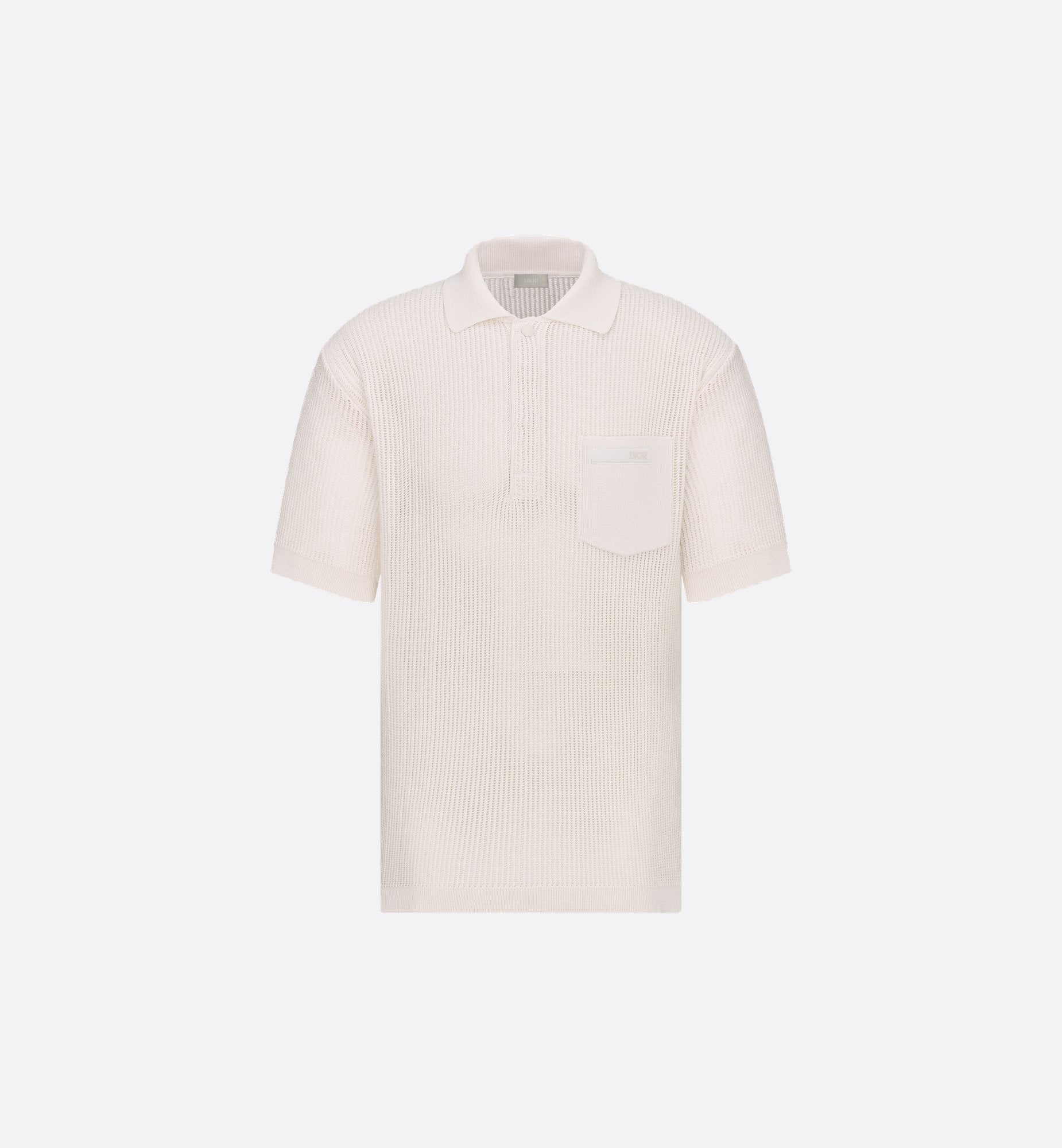 Dior And Parley Regular Fit Polo Shirt Off White Parley Ocean Plastic Mesh