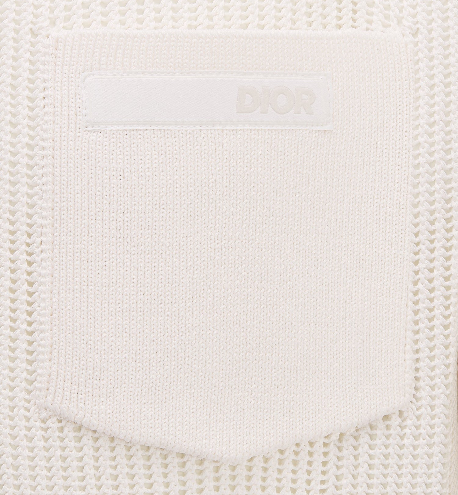 Dior And Parley Regular Fit Polo Shirt Off White Parley Ocean Plastic Mesh