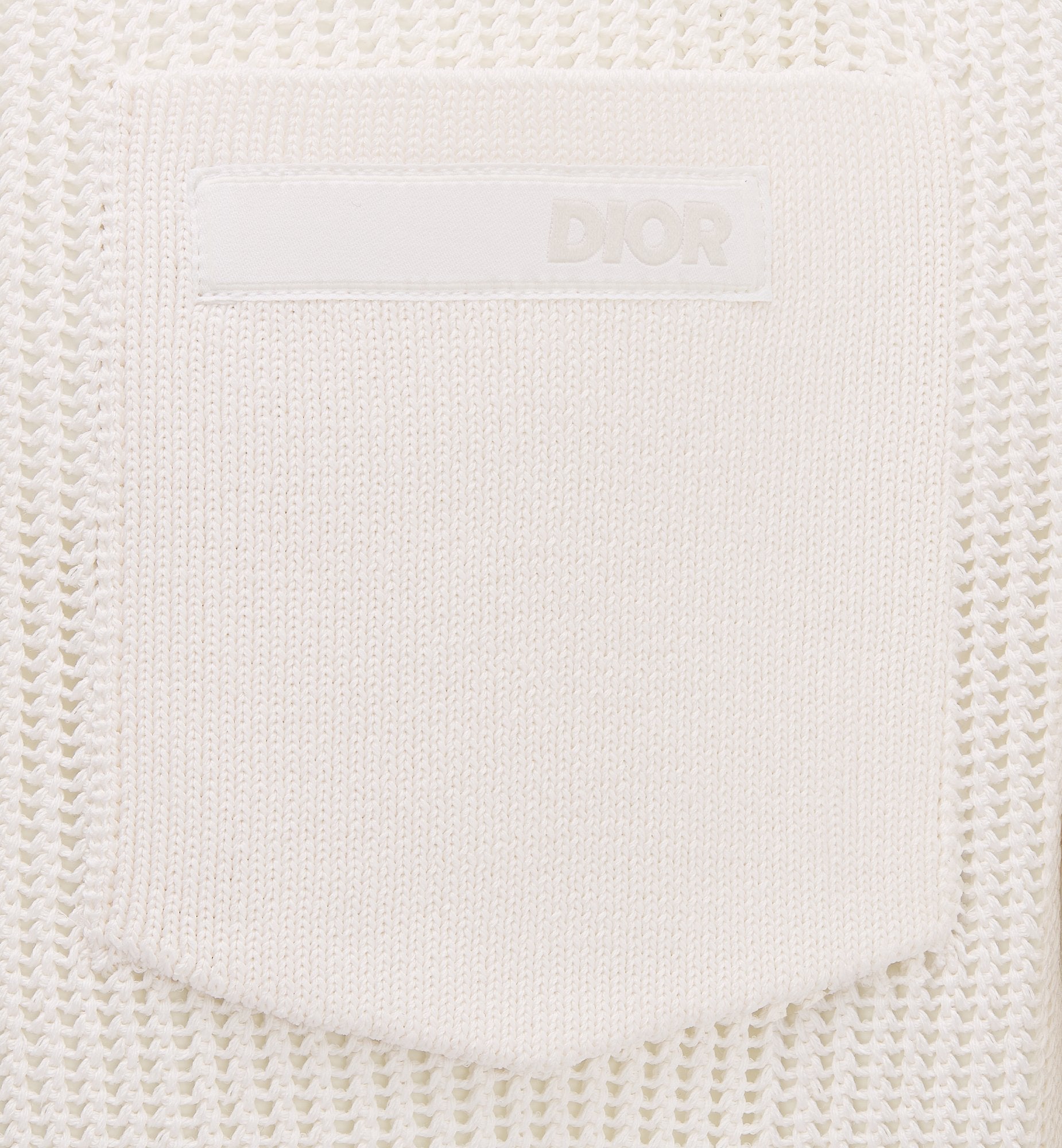 Dior And Parley Regular Fit Polo Shirt Off White Parley Ocean Plastic Mesh