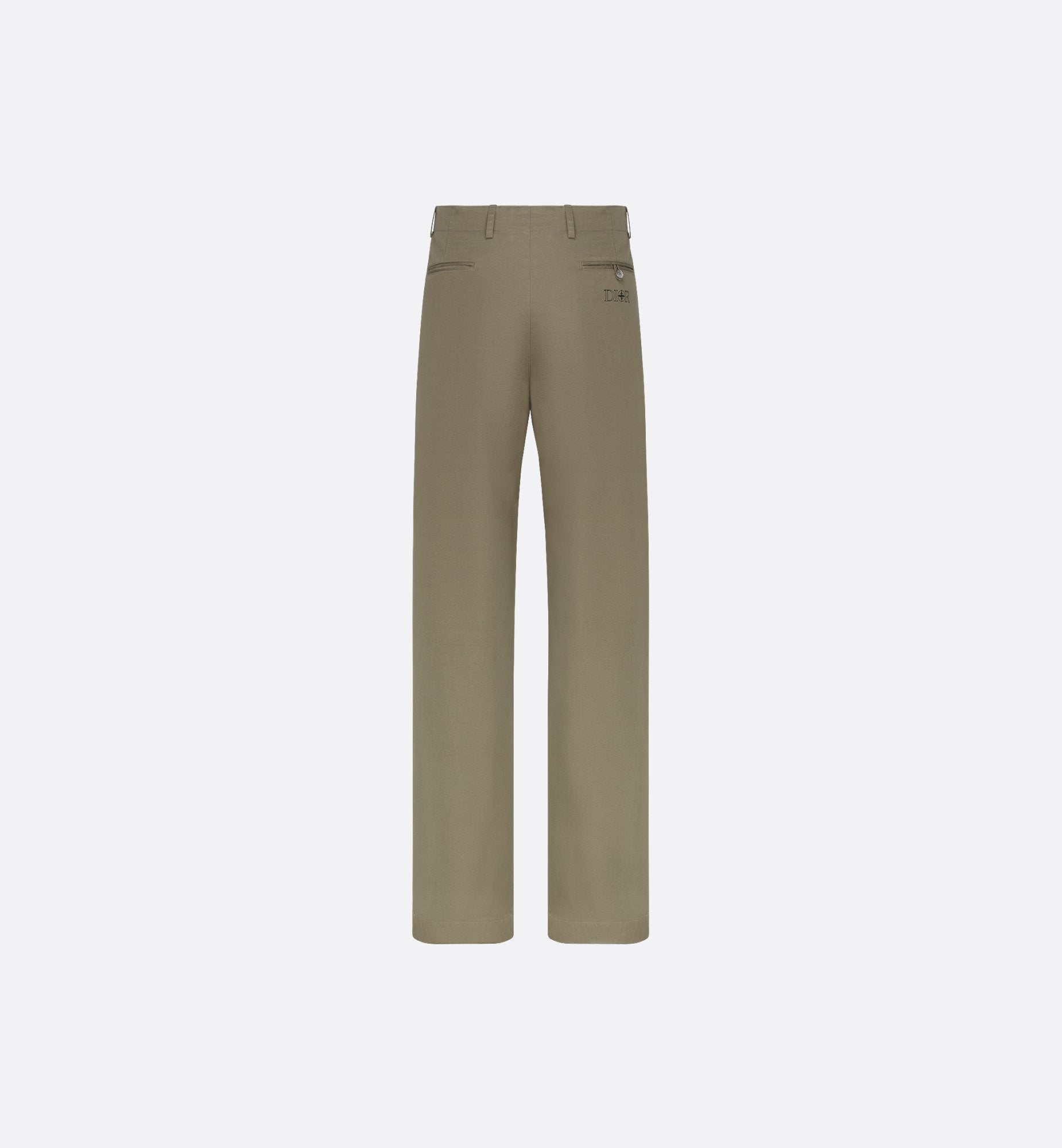 Dior And Stone Island Loose-Fit Pants Light Brown Cotton-Blend Satin