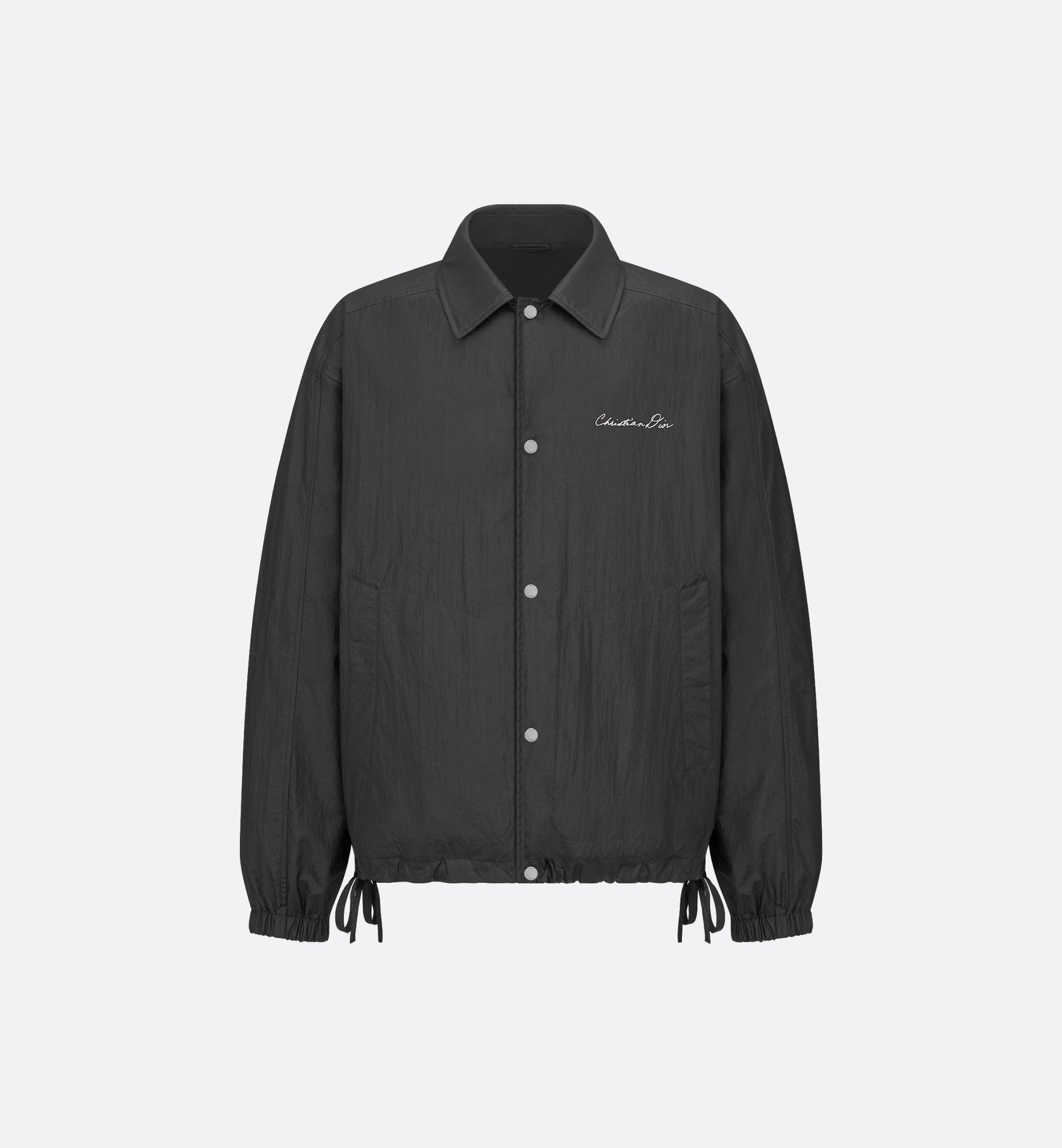 Blouson Jacket Black Technical Fabric