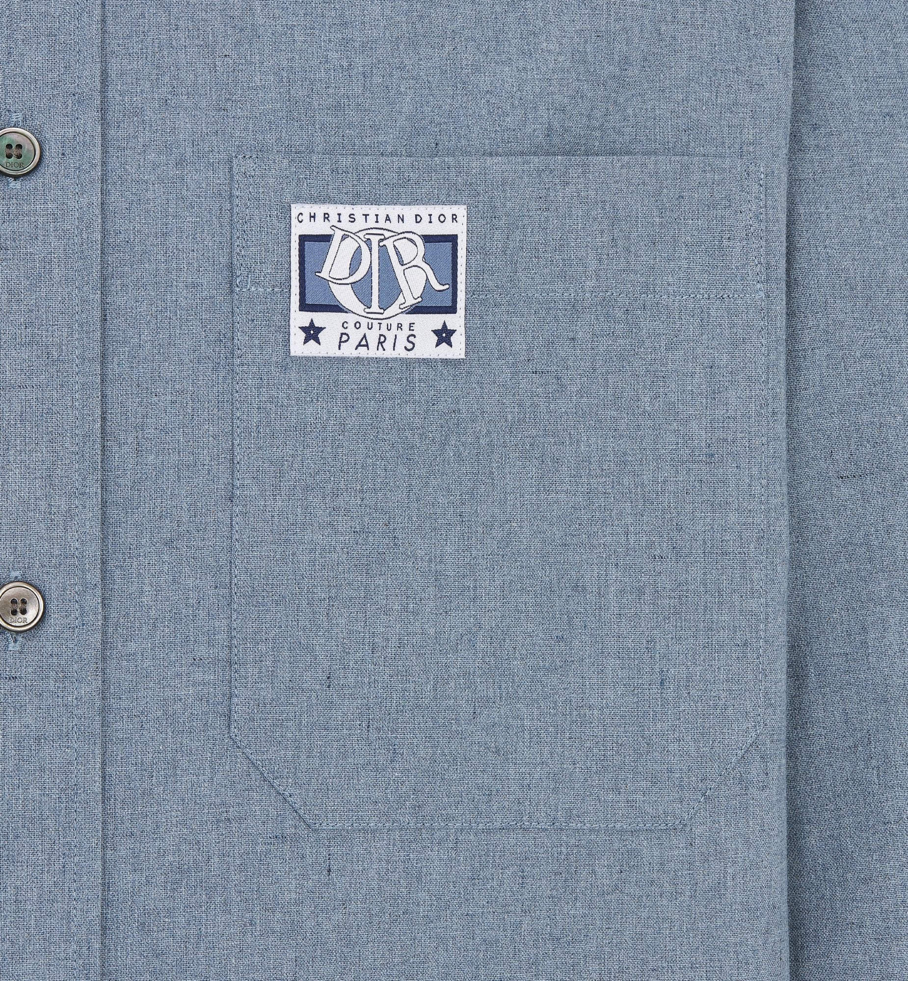 Charm Shirt Blue Cotton Chambray