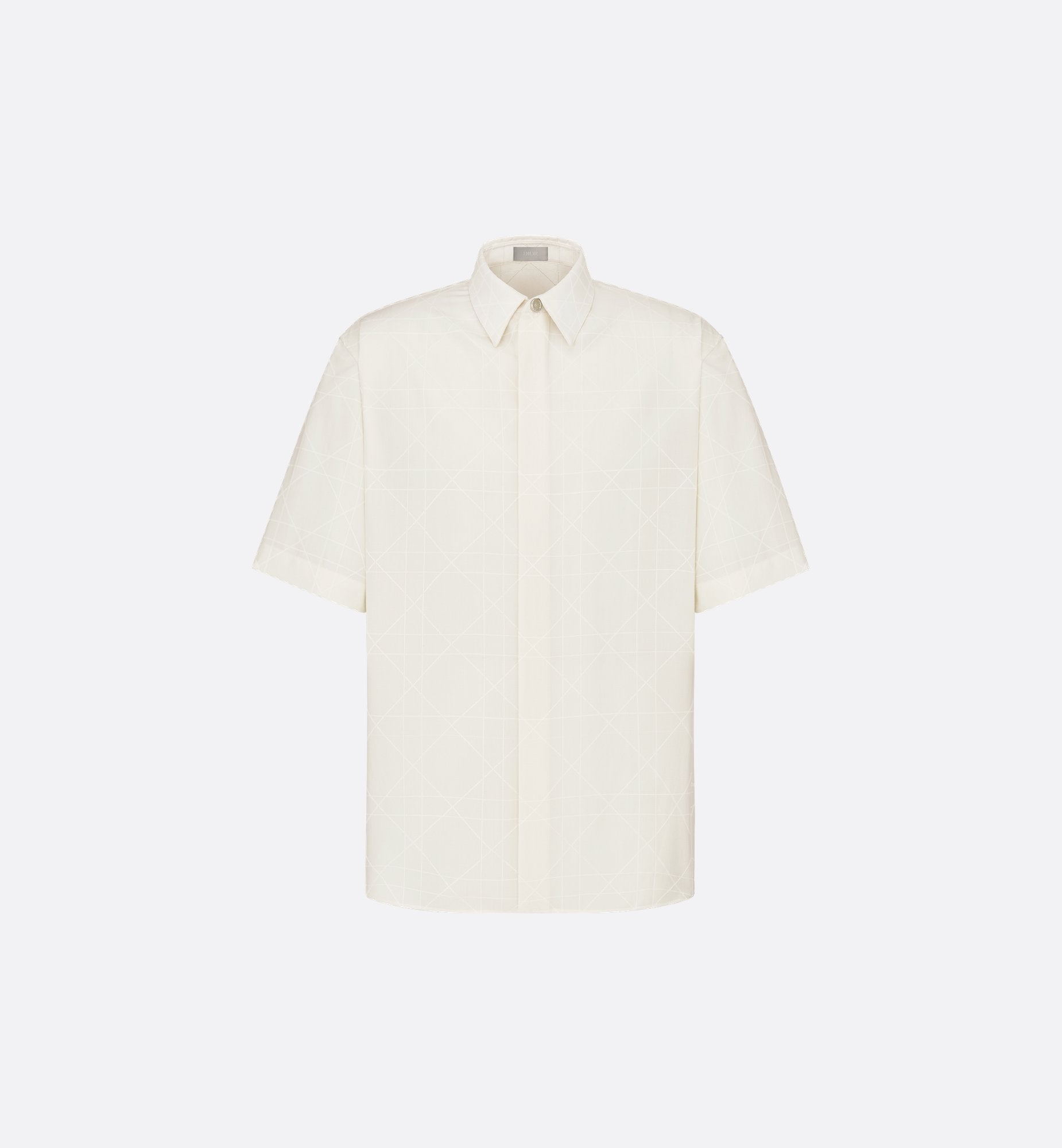 Icons Short-Sleeved Shirt White Silk Blend