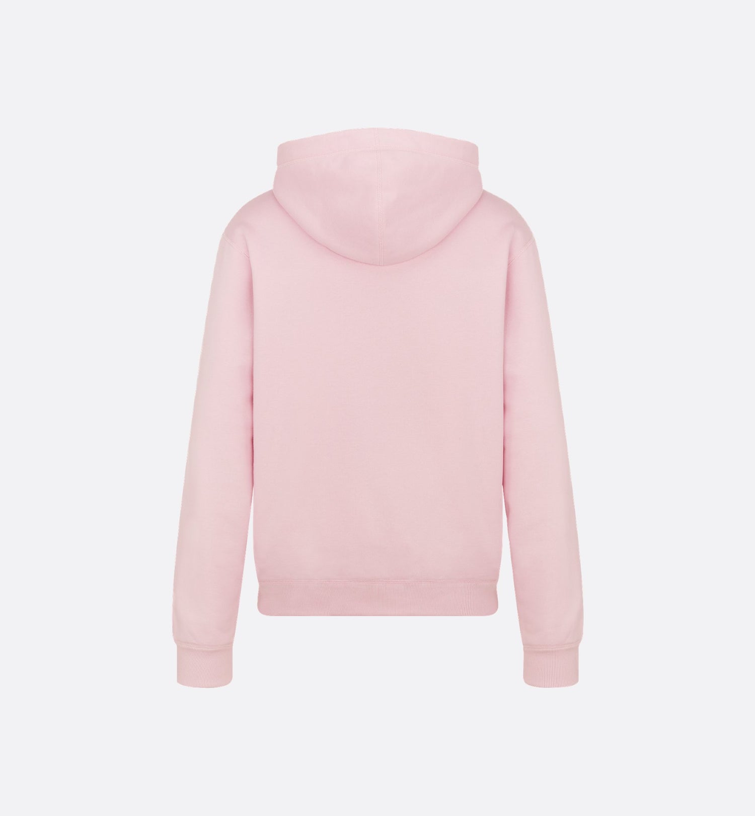 Cd Heart Relaxed-Fit Hooded Sweatshirt Pink Cotton Fleece