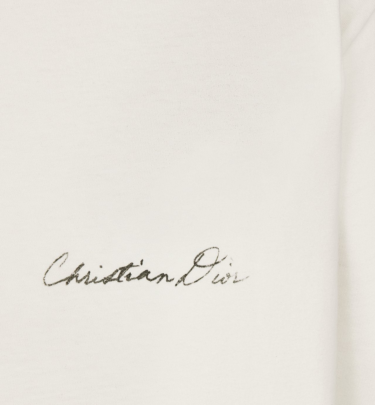 Handwritten T-Shirt Relaxed Fit White Cotton Jersey