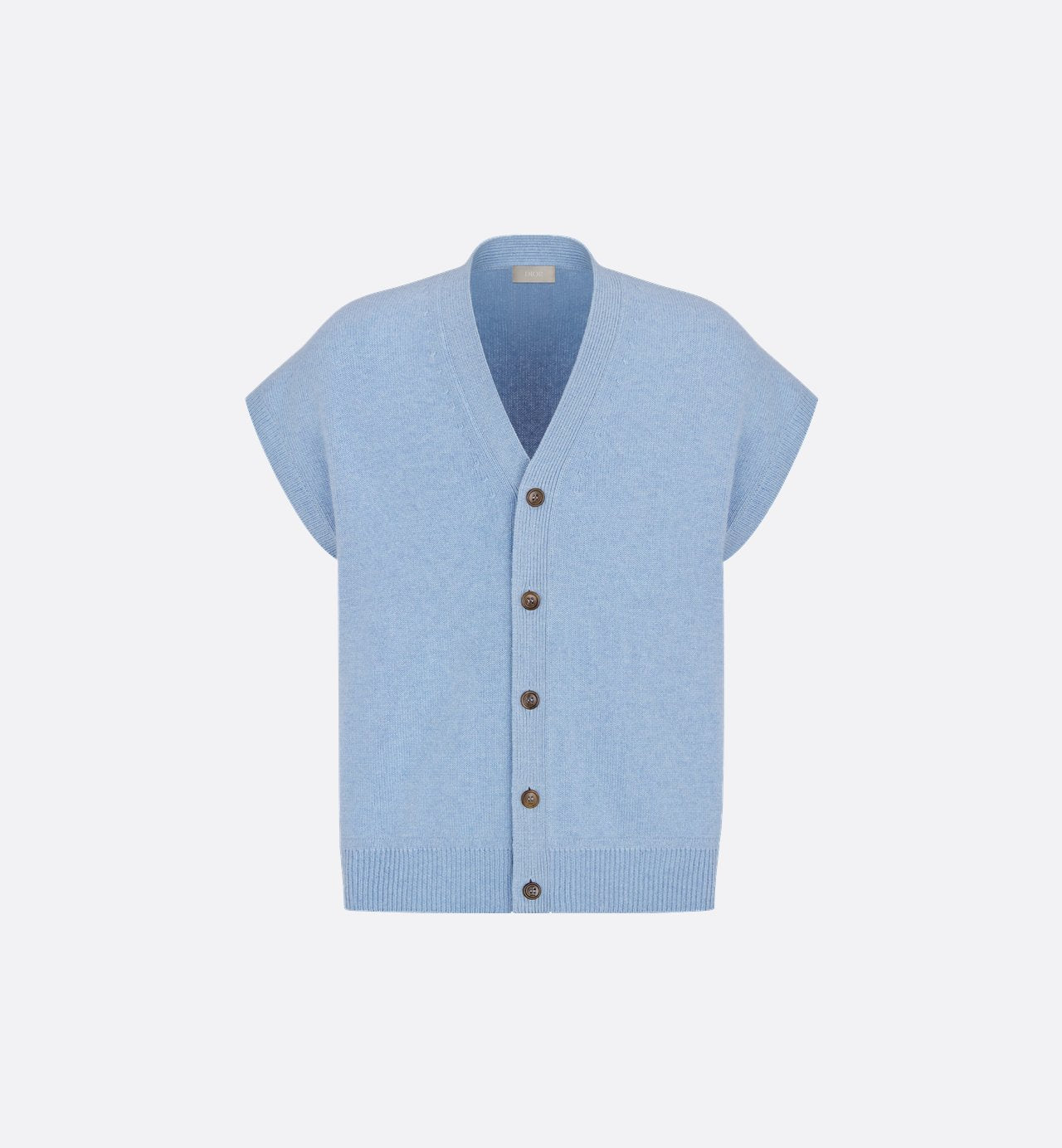 Icons Sweater Vest Blue Cashmere Jersey