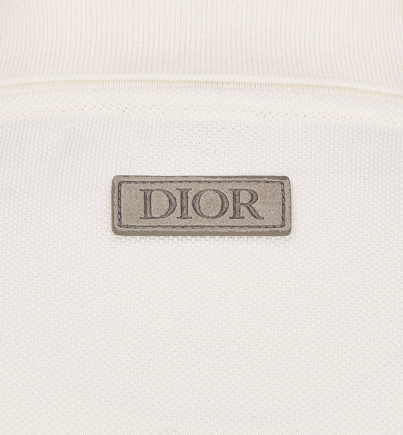 Icons Polo Shirt White Cotton Pique And Silk