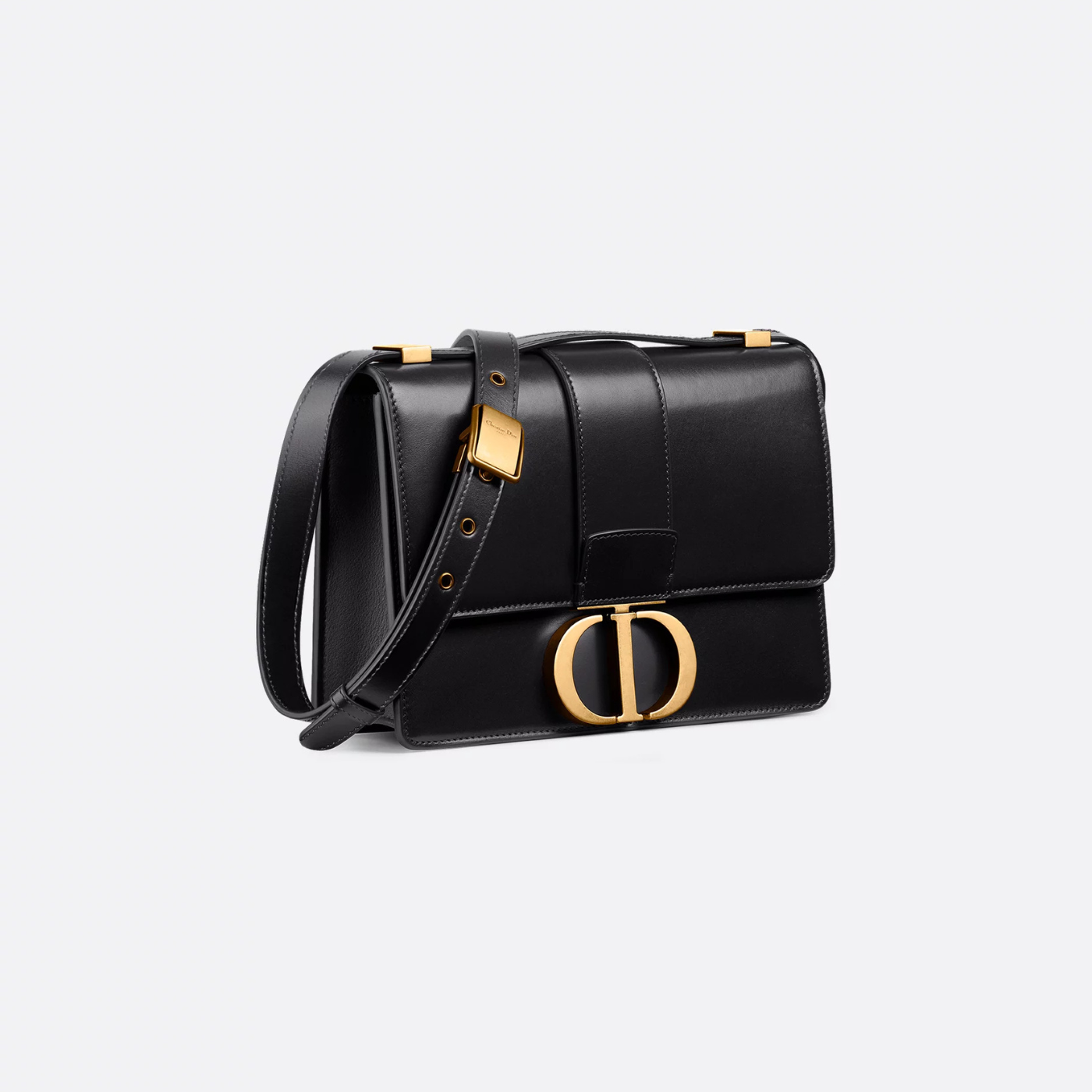 30 Montaigne Bag Black Box Calfskin