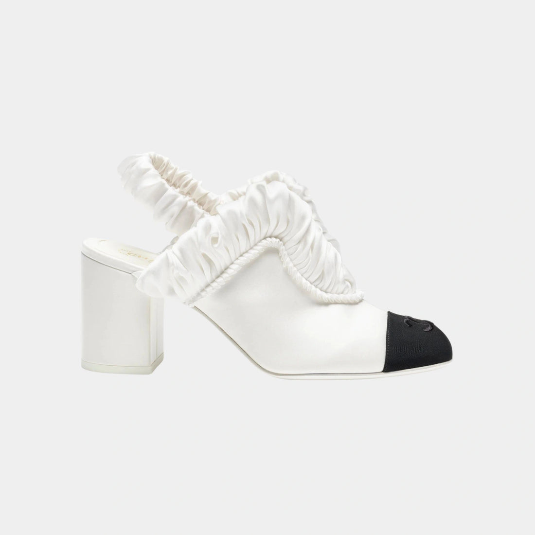 Slingbacks Silk Satin &amp; Grosgrain