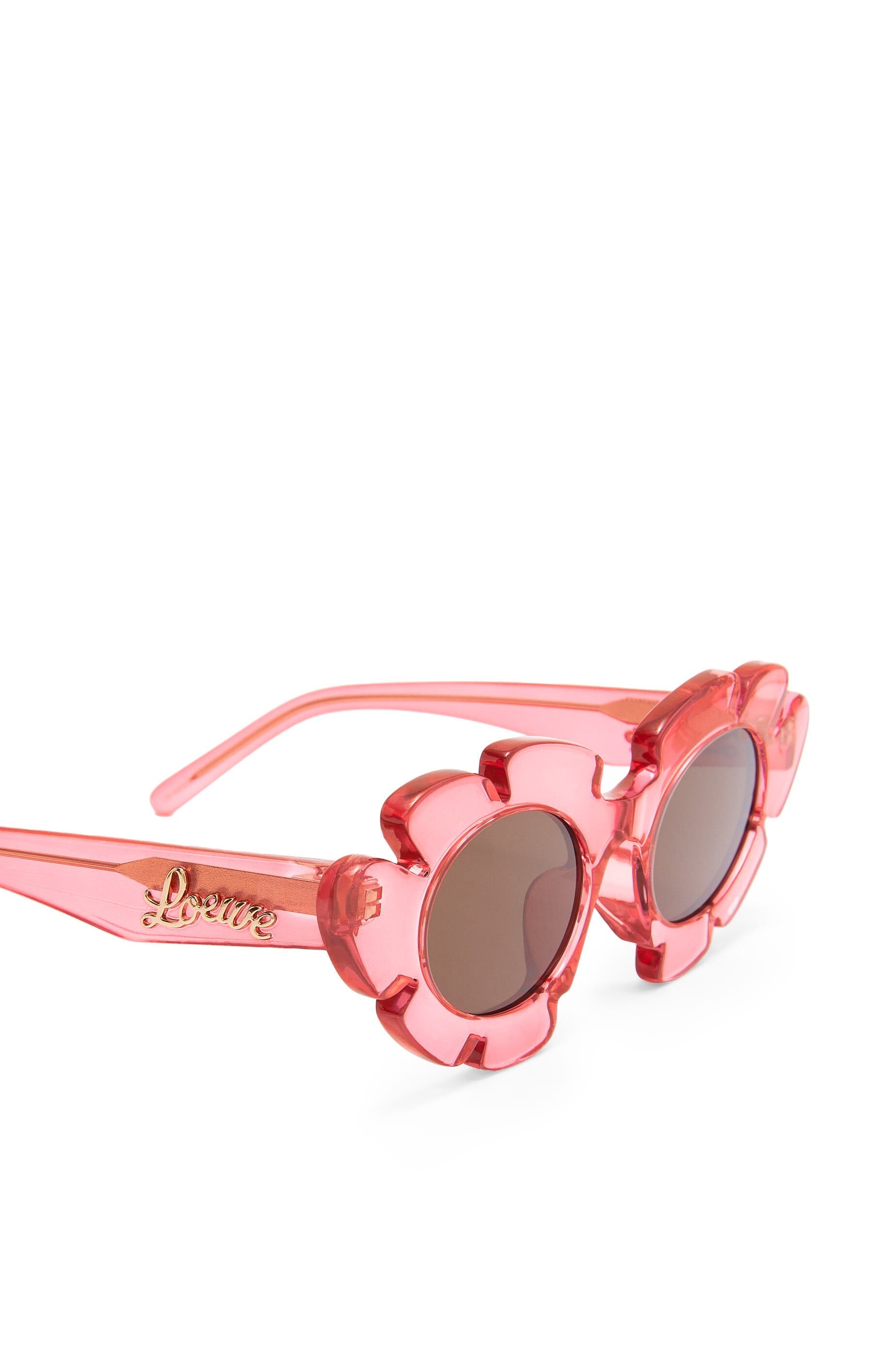 Flower sunglasses in injected nylon