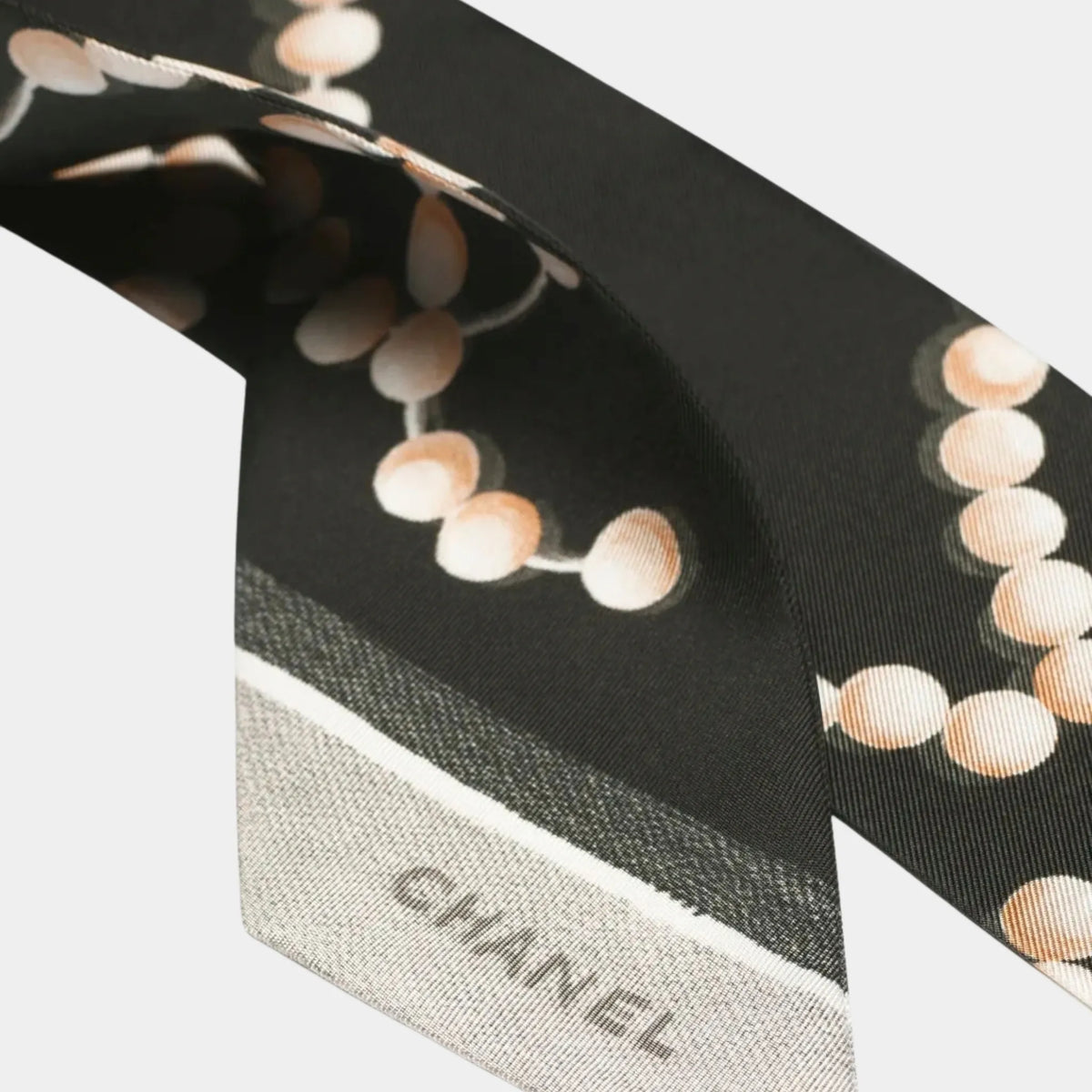Slim Bandeau Silk Twill
