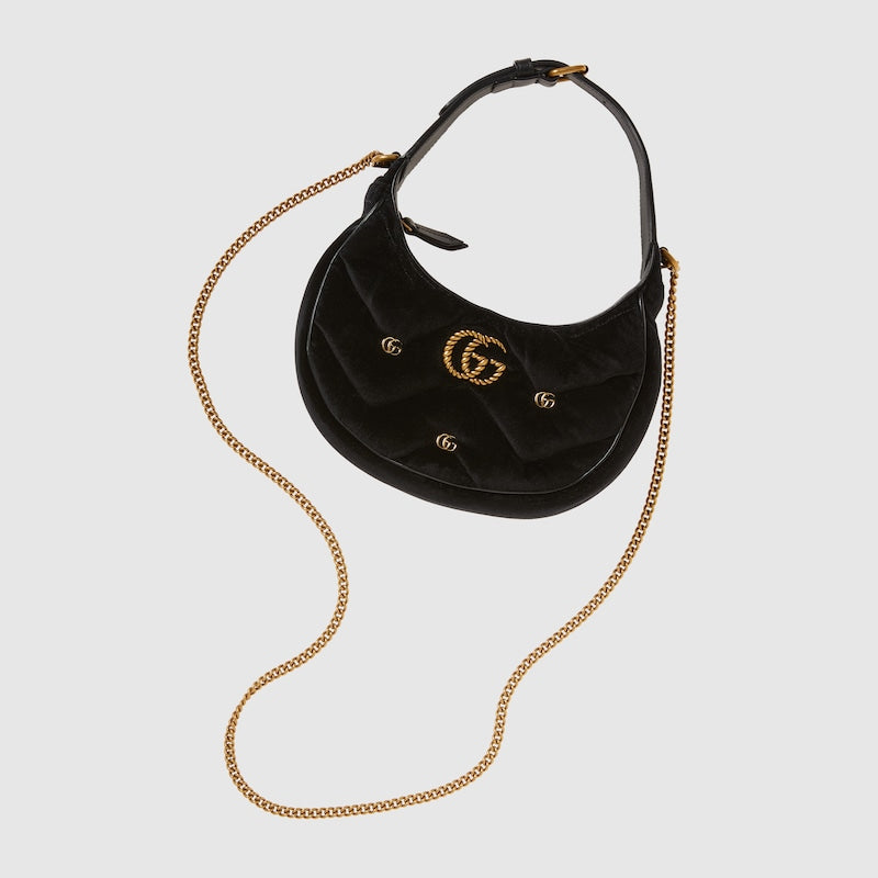 GG Marmont Half-moon-shaped Mini Bag