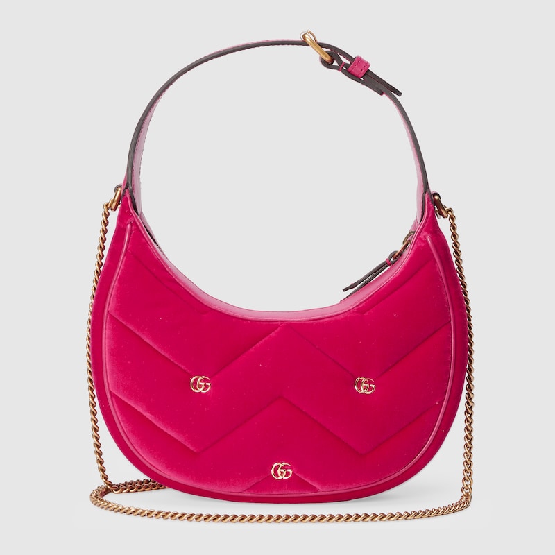 GG MARMONT HALF-MOON-SHAPED MINI BAG