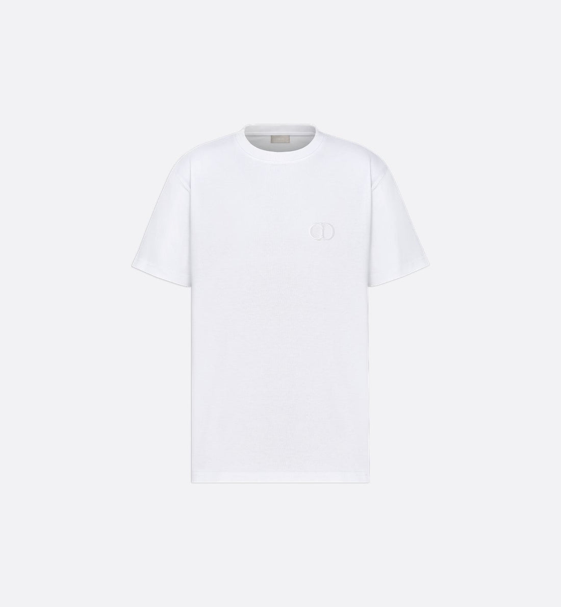 Cd Icon Relaxed-Fit T-Shirt White Cotton Jersey