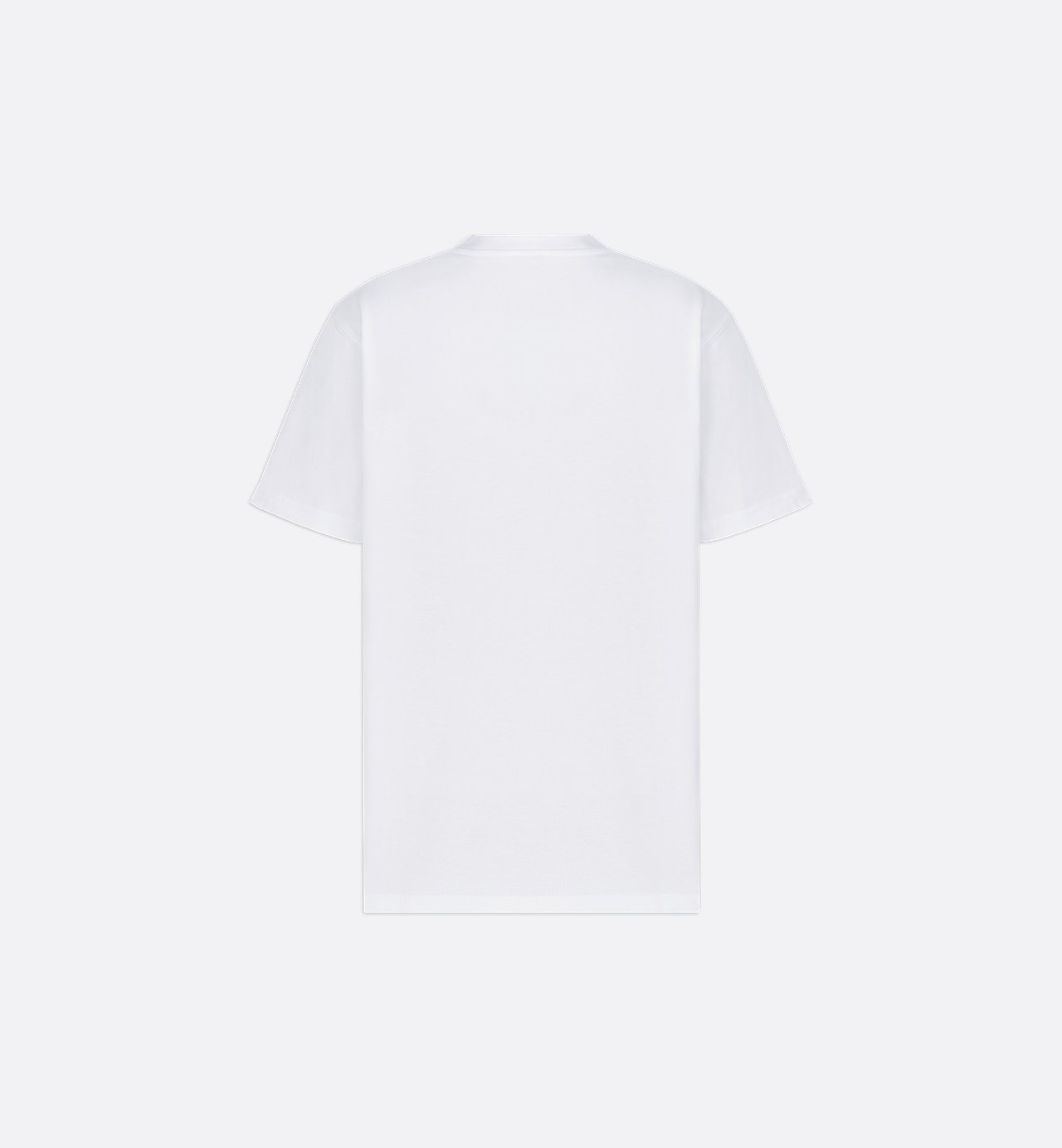 Cd Icon Relaxed-Fit T-Shirt White Cotton Jersey