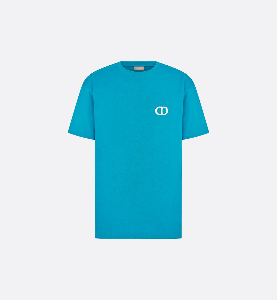 Cd Icon T-Shirt Relaxed Fit Blue Cotton Jersey