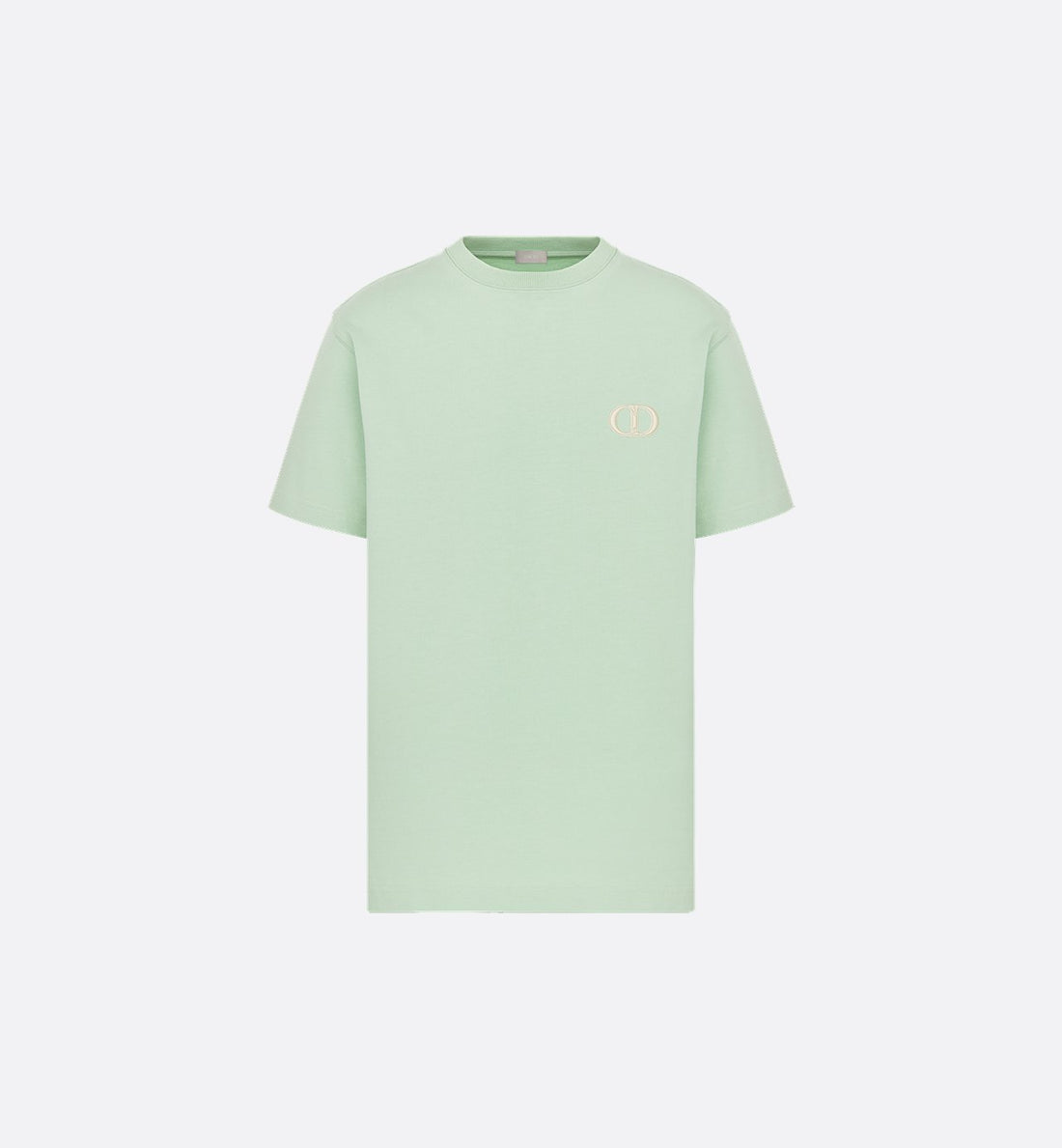 Cd Icon T-Shirt Relaxed Fit Light Green Cotton Jersey