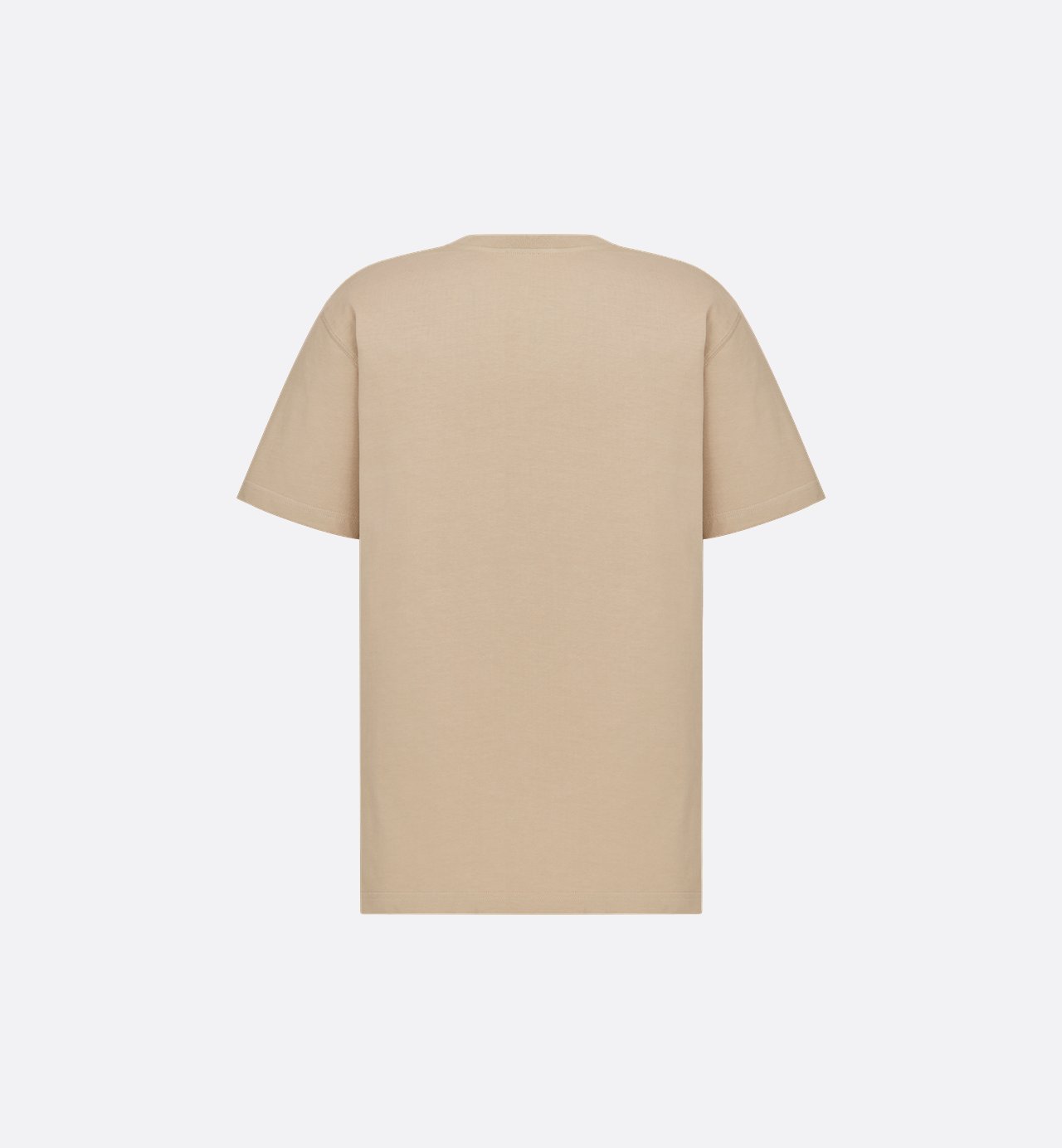 Cd Icon T-Shirt Relaxed Fit Beige Cotton Jersey